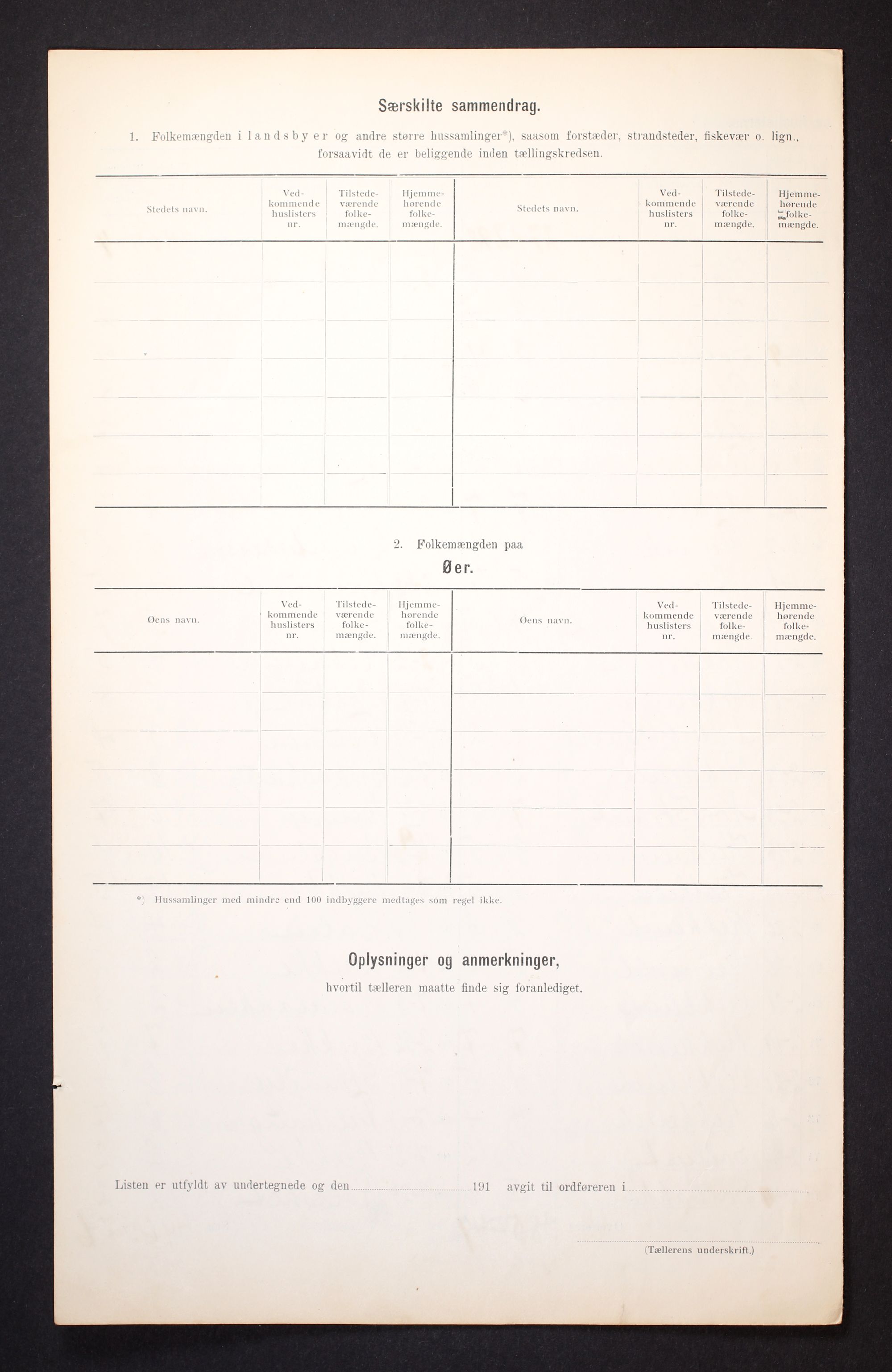 RA, 1910 census for Tjølling, 1910, p. 6