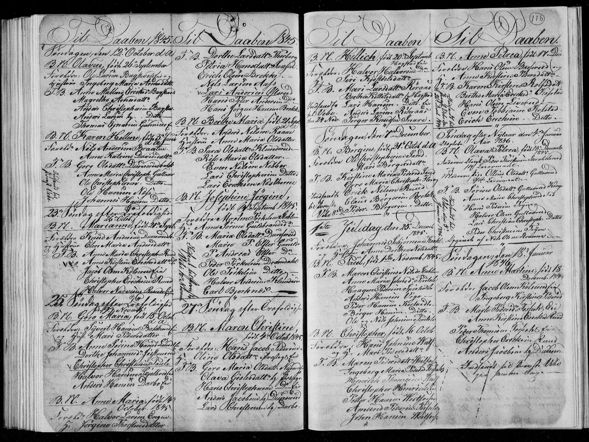 Fiskum kirkebøker, SAKO/A-15/G/Ga/L0002: Parish register (copy) no. 2, 1794-1850, p. 116