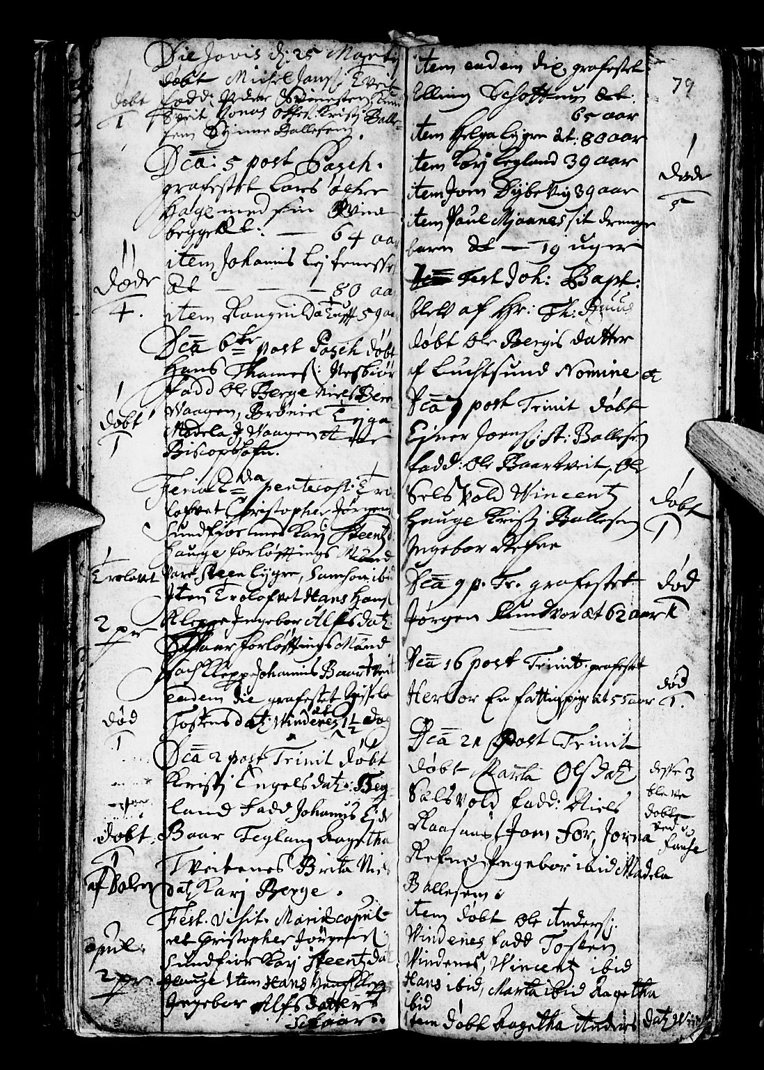 Os sokneprestembete, SAB/A-99929: Parish register (official) no. A 5, 1669-1760, p. 79