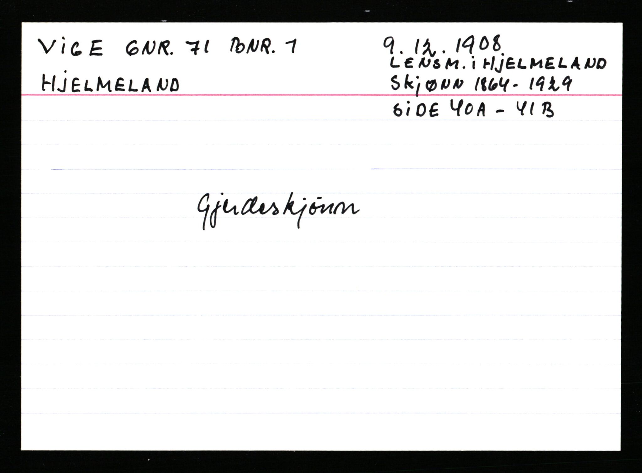 Statsarkivet i Stavanger, AV/SAST-A-101971/03/Y/Ym/L0066: Åstedskort sortert etter gårdsnavn: Veshovde - Vik, 1600-1950, p. 466