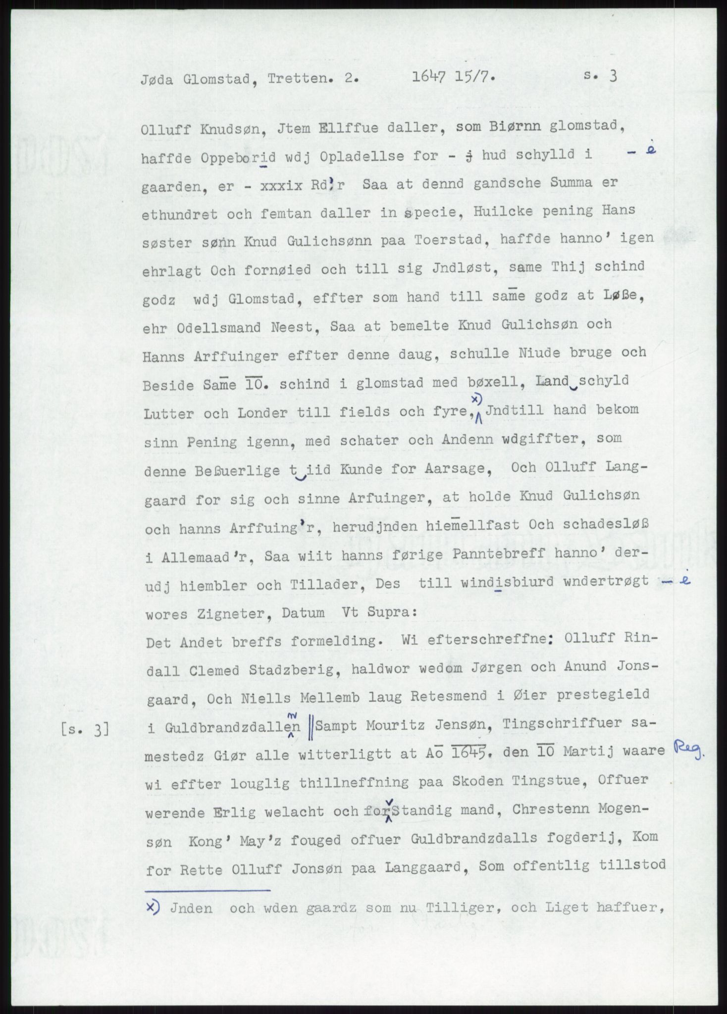 Samlinger til kildeutgivelse, Diplomavskriftsamlingen, AV/RA-EA-4053/H/Ha, p. 2268