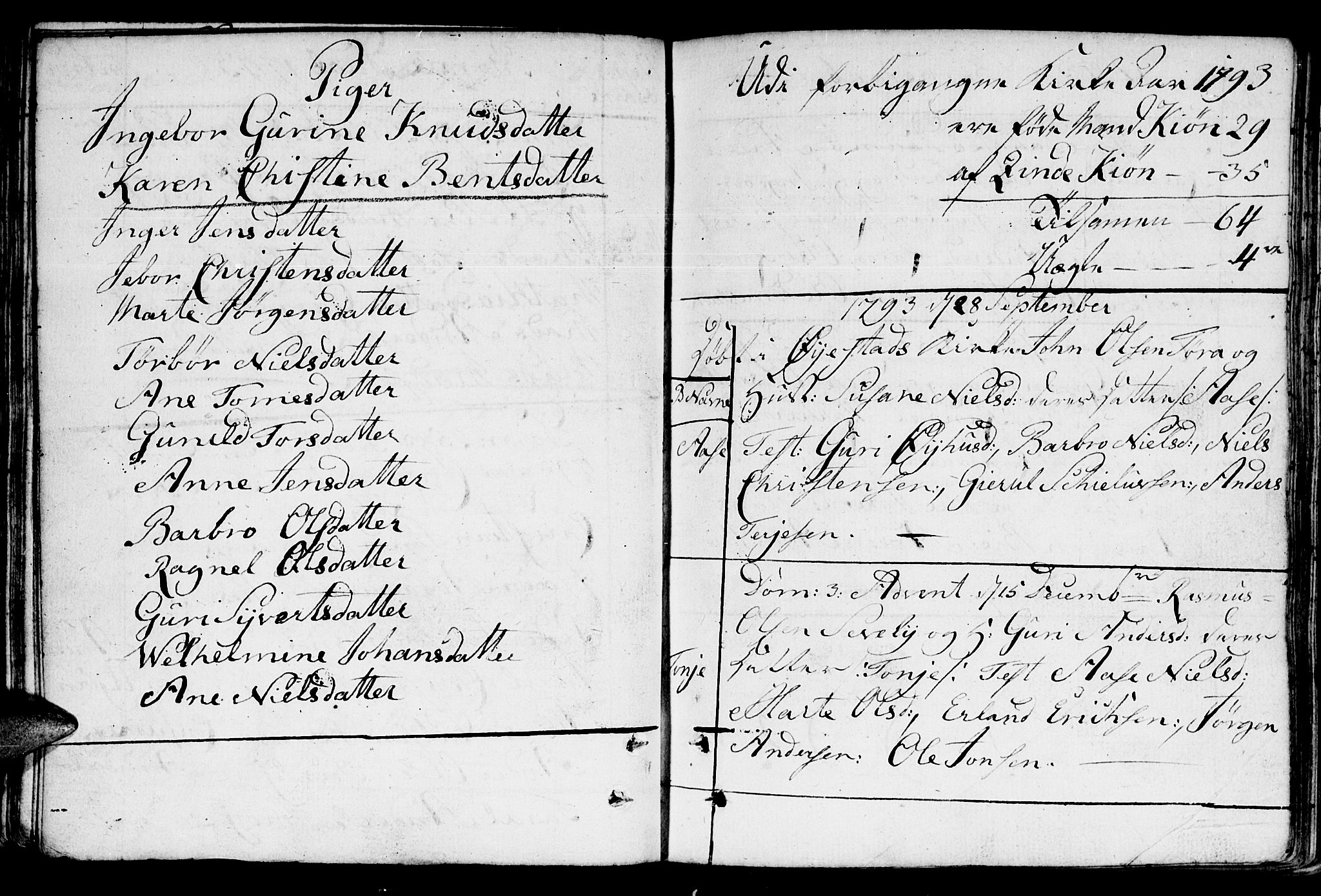 Fjære sokneprestkontor, AV/SAK-1111-0011/F/Fb/L0005: Parish register (copy) no. B 5, 1785-1803, p. 121