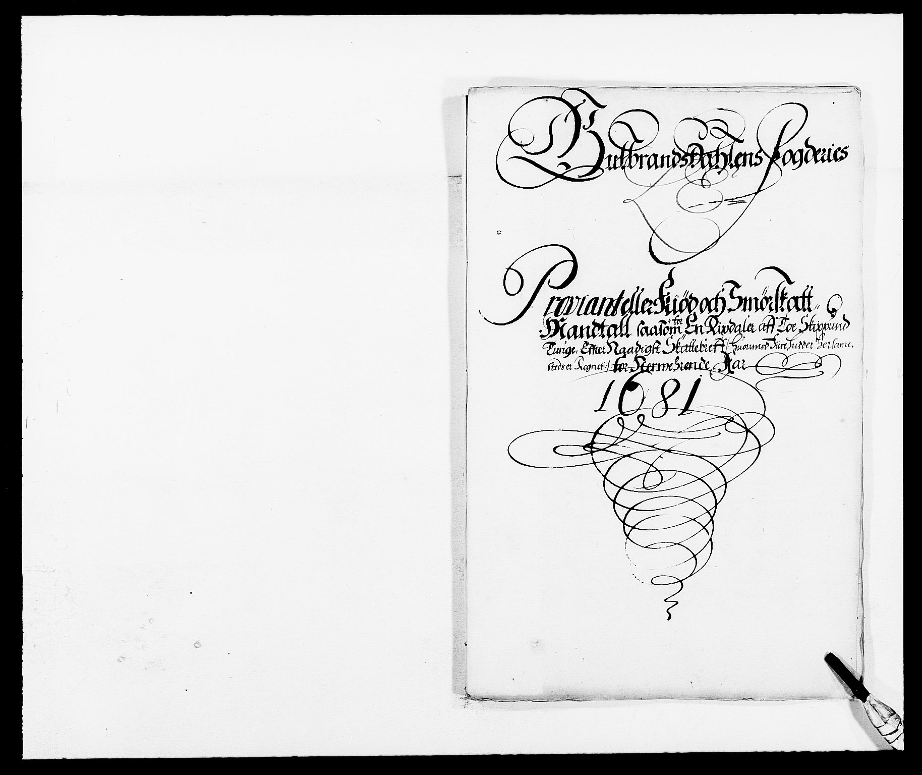 Rentekammeret inntil 1814, Reviderte regnskaper, Fogderegnskap, AV/RA-EA-4092/R17/L1156: Fogderegnskap Gudbrandsdal, 1681, p. 41