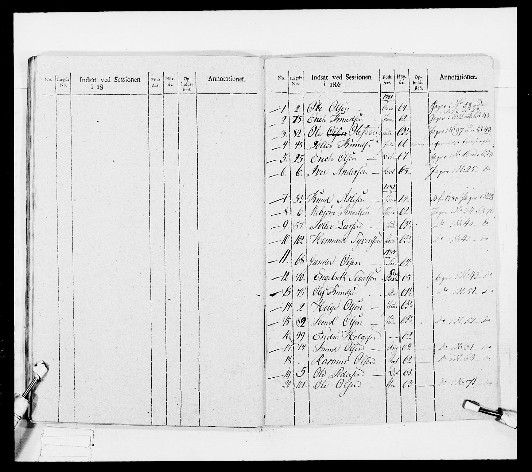 Generalitets- og kommissariatskollegiet, Det kongelige norske kommissariatskollegium, AV/RA-EA-5420/E/Eh/L0042: 1. Akershusiske nasjonale infanteriregiment, 1810, p. 88