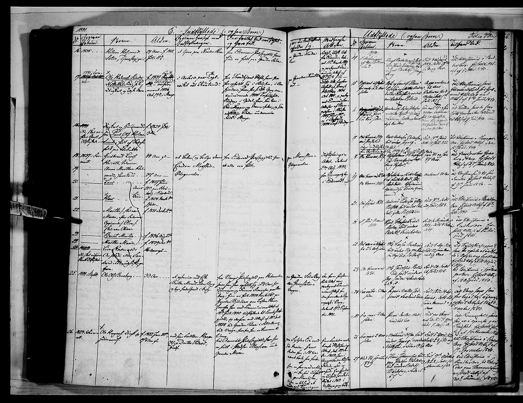 Stange prestekontor, SAH/PREST-002/K/L0010: Parish register (official) no. 10, 1835-1845, p. 330