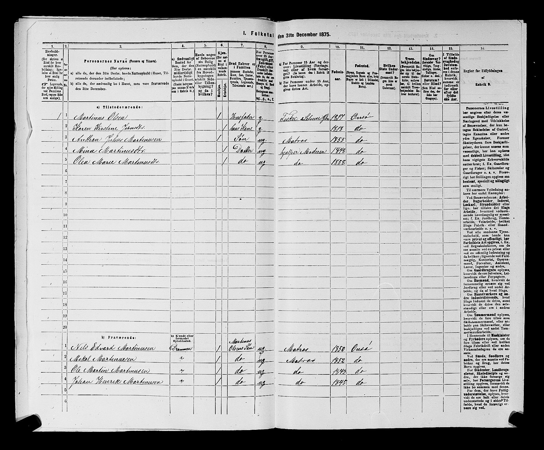 RA, 1875 census for 0134P Onsøy, 1875, p. 726