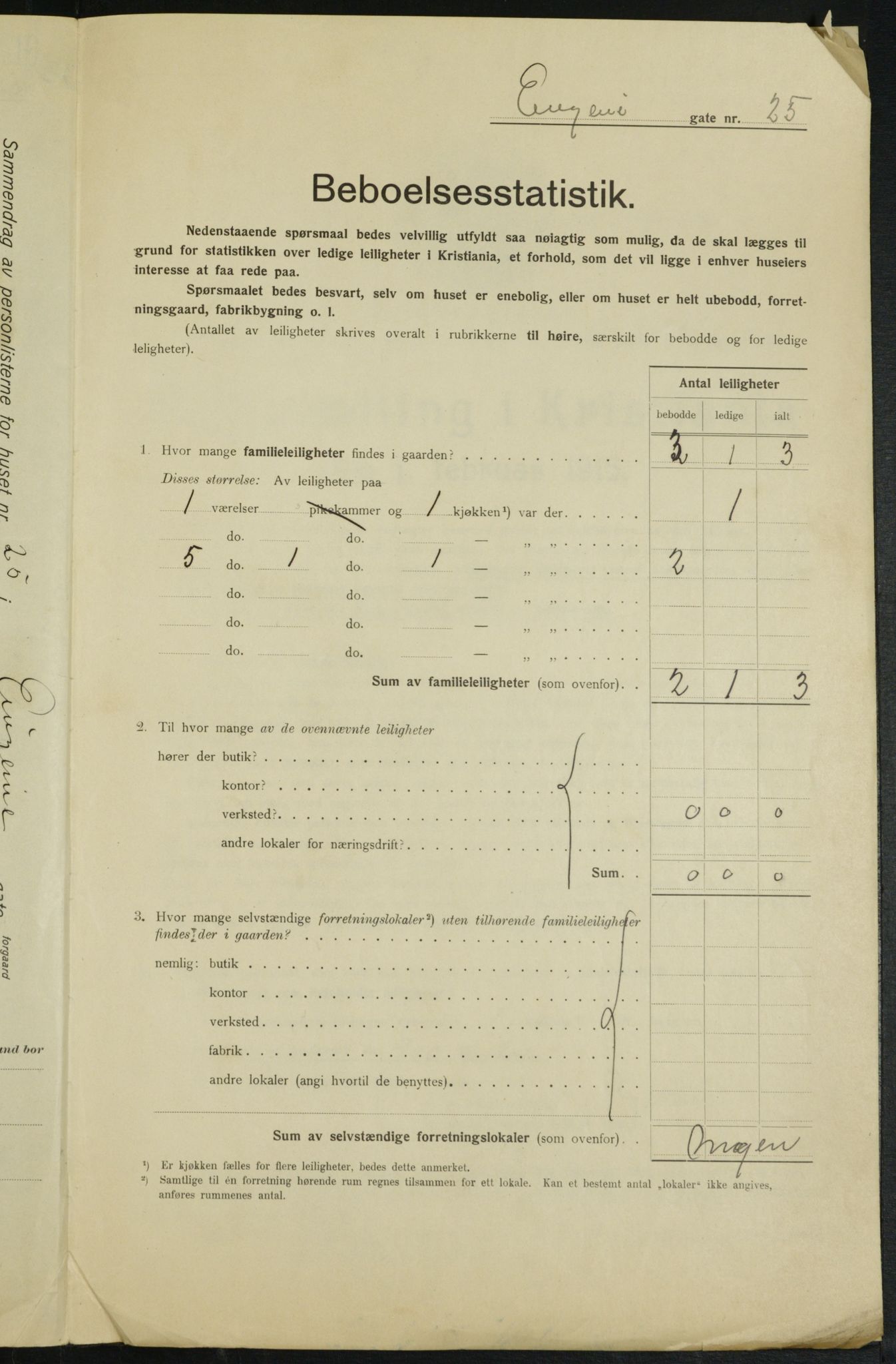 OBA, Municipal Census 1915 for Kristiania, 1915, p. 22432