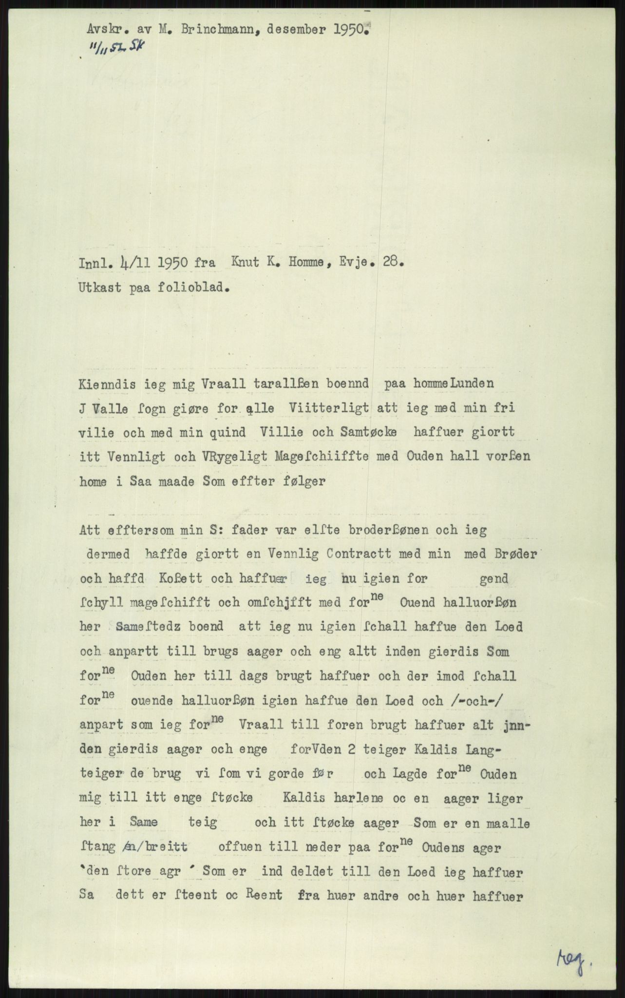 Samlinger til kildeutgivelse, Diplomavskriftsamlingen, AV/RA-EA-4053/H/Ha, p. 2872