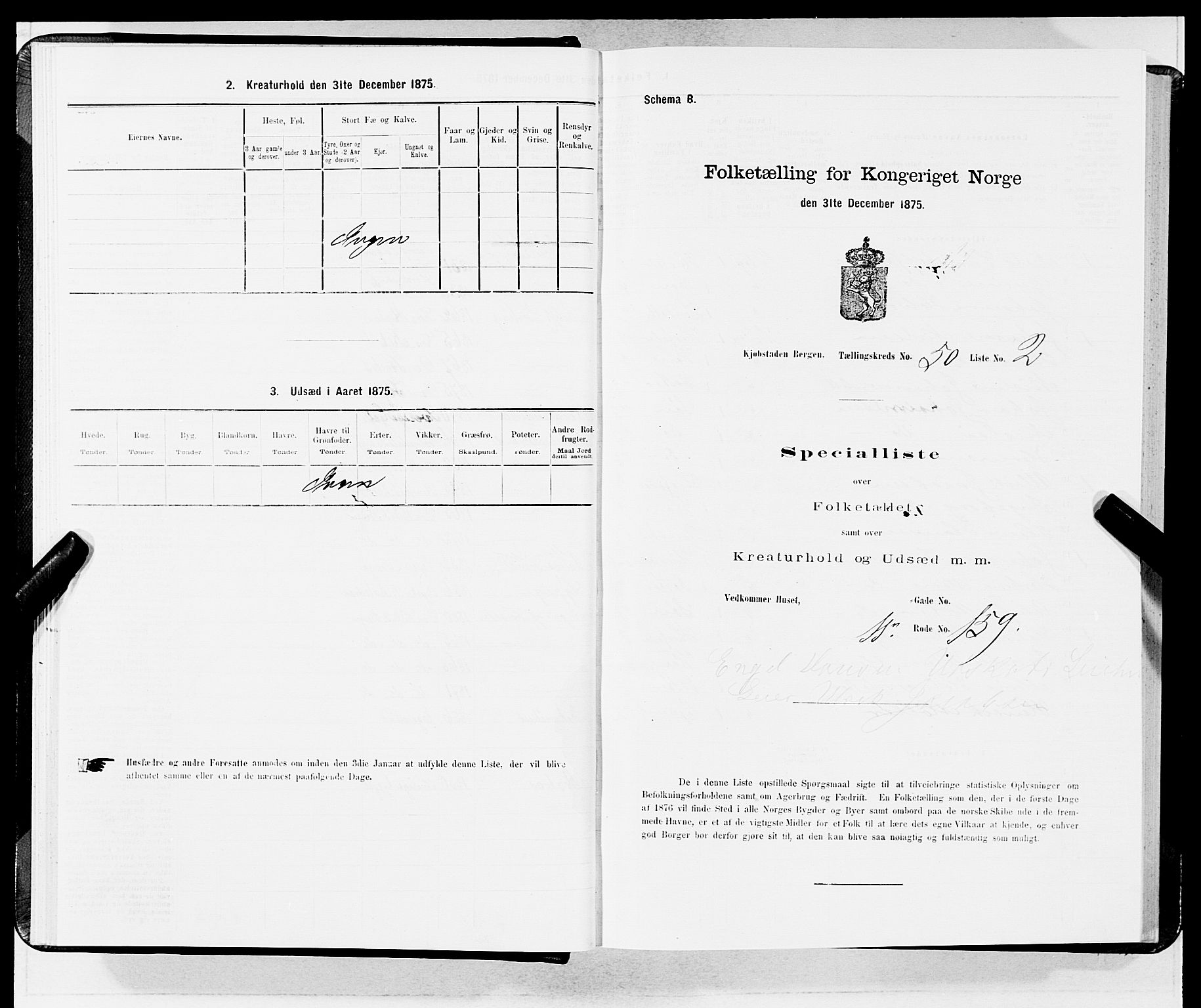 SAB, 1875 census for 1301 Bergen, 1875, p. 2617