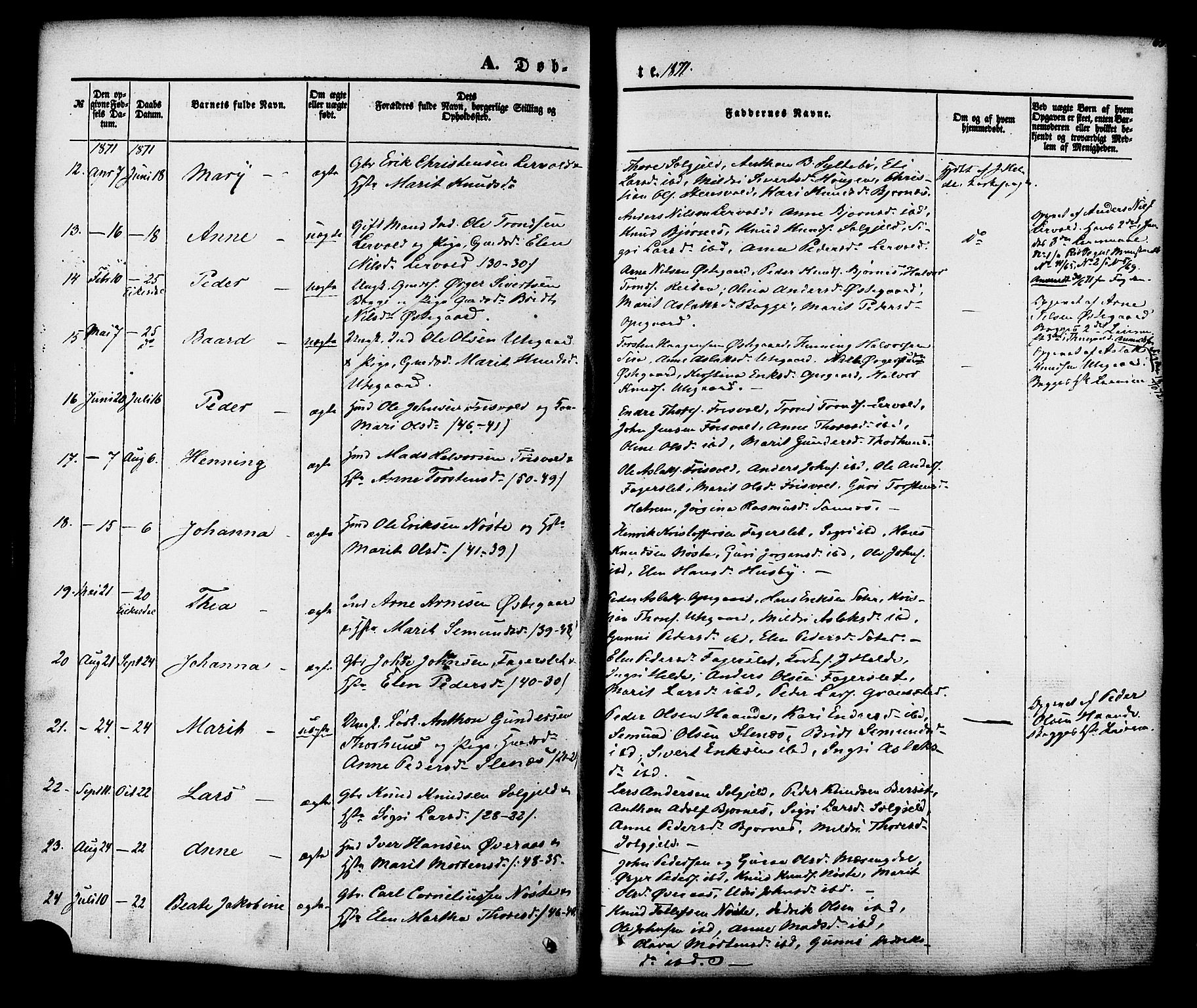 Ministerialprotokoller, klokkerbøker og fødselsregistre - Møre og Romsdal, AV/SAT-A-1454/552/L0637: Parish register (official) no. 552A01, 1845-1879, p. 65