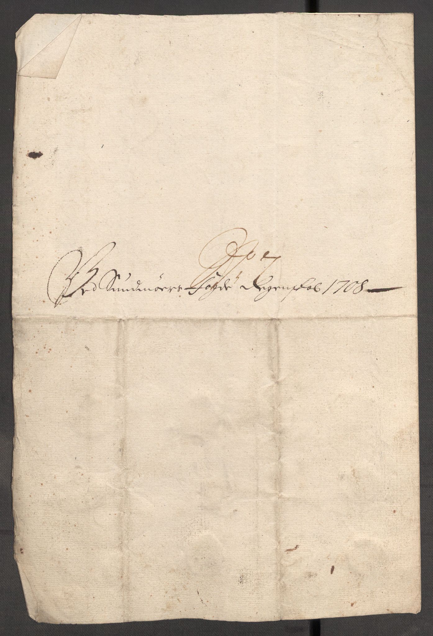 Rentekammeret inntil 1814, Reviderte regnskaper, Fogderegnskap, AV/RA-EA-4092/R54/L3562: Fogderegnskap Sunnmøre, 1708-1709, p. 137