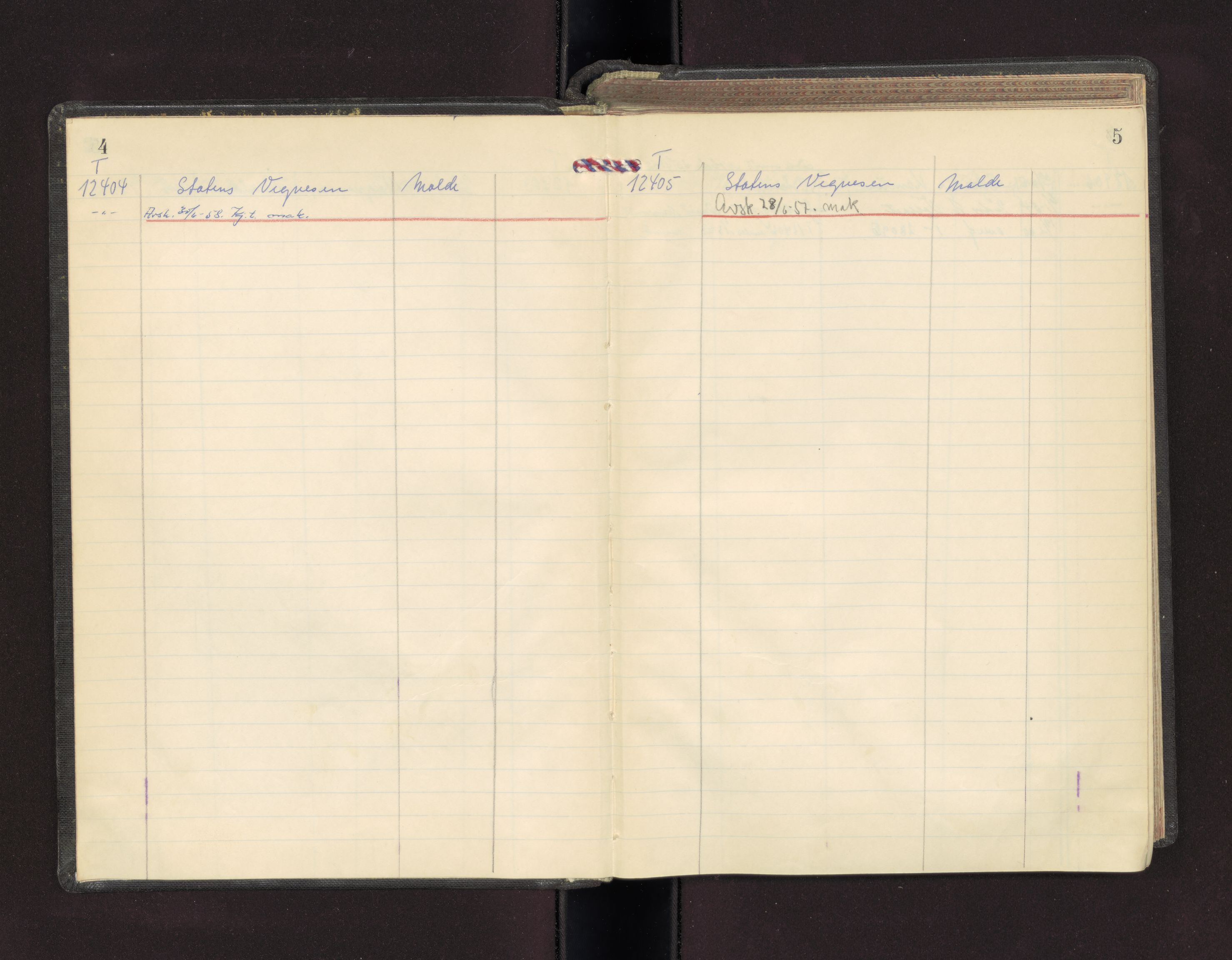 Møre og Romsdal vegkontor - Ålesund trafikkstasjon, AV/SAT-A-4099/F/Fc/L0009: Bilregister; T 12400 - T 12999, 1950-1970