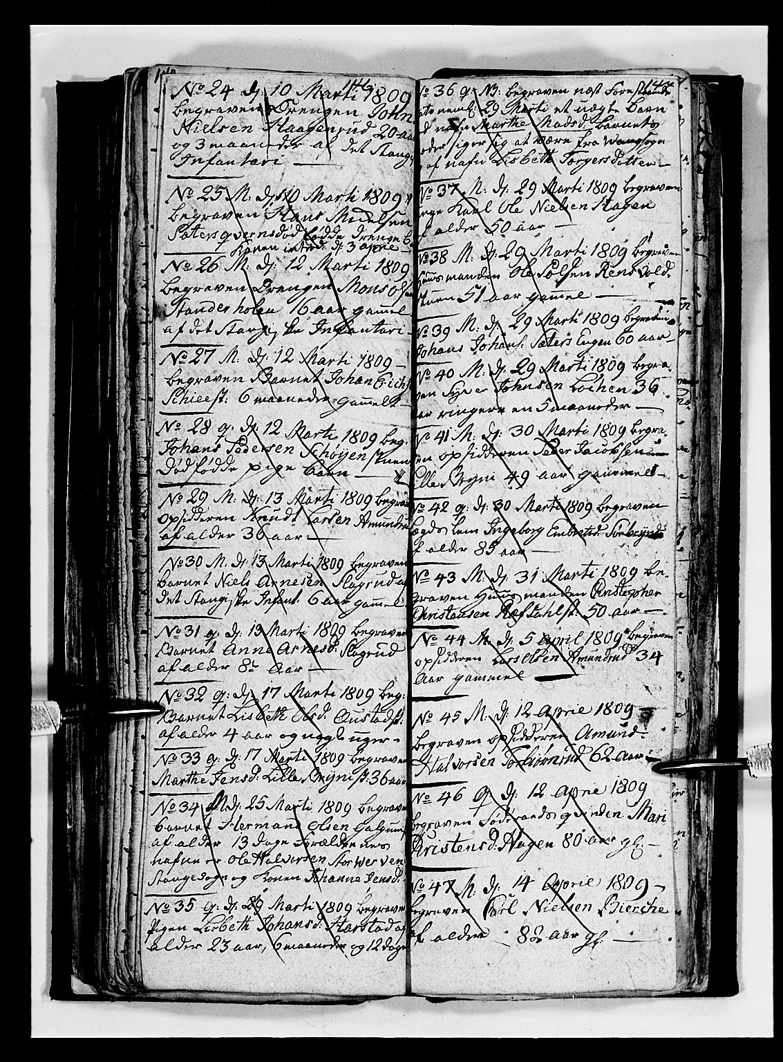 Romedal prestekontor, SAH/PREST-004/L/L0004: Parish register (copy) no. 4, 1807-1814, p. 146-147