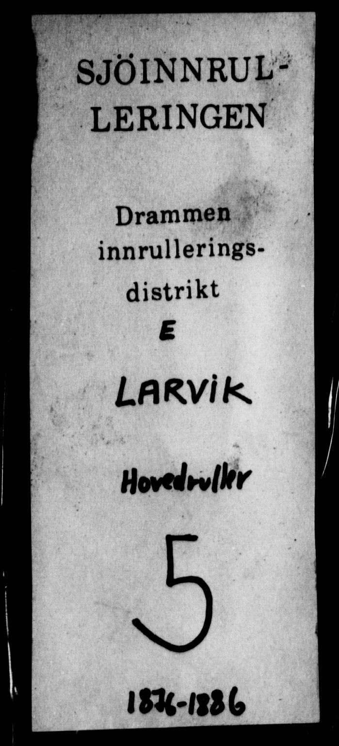 Larvik innrulleringskontor, SAKO/A-787/F/Fc/L0007: Hovedrulle, 1876-1886, p. 1