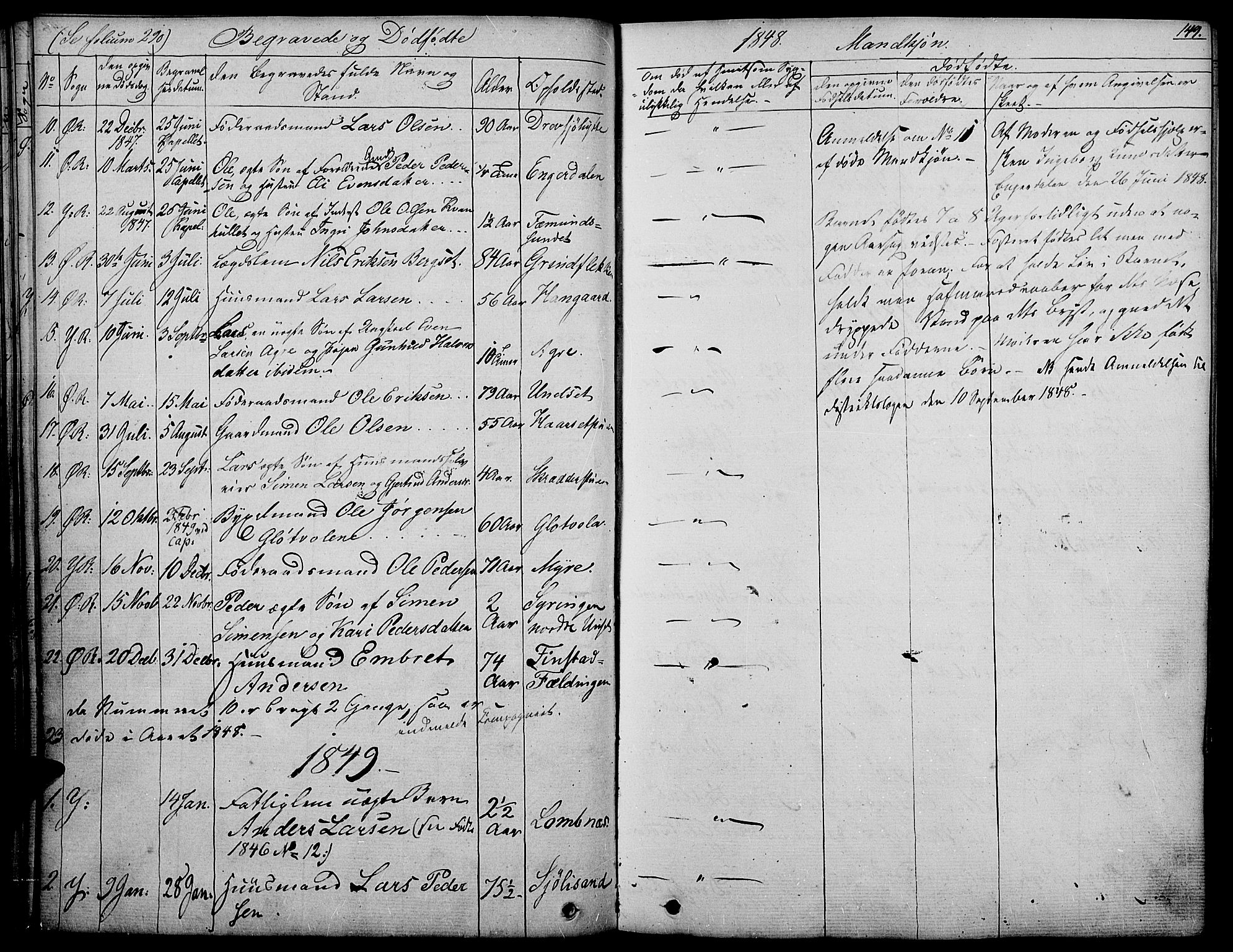 Rendalen prestekontor, AV/SAH-PREST-054/H/Ha/Haa/L0004: Parish register (official) no. 4, 1829-1852, p. 149