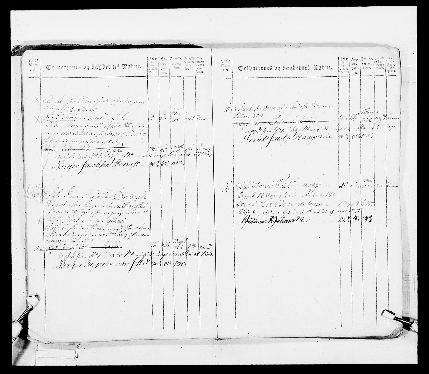 Generalitets- og kommissariatskollegiet, Det kongelige norske kommissariatskollegium, AV/RA-EA-5420/E/Eh/L0100: Bergenhusiske skarpskytterbataljon, 1812, p. 11