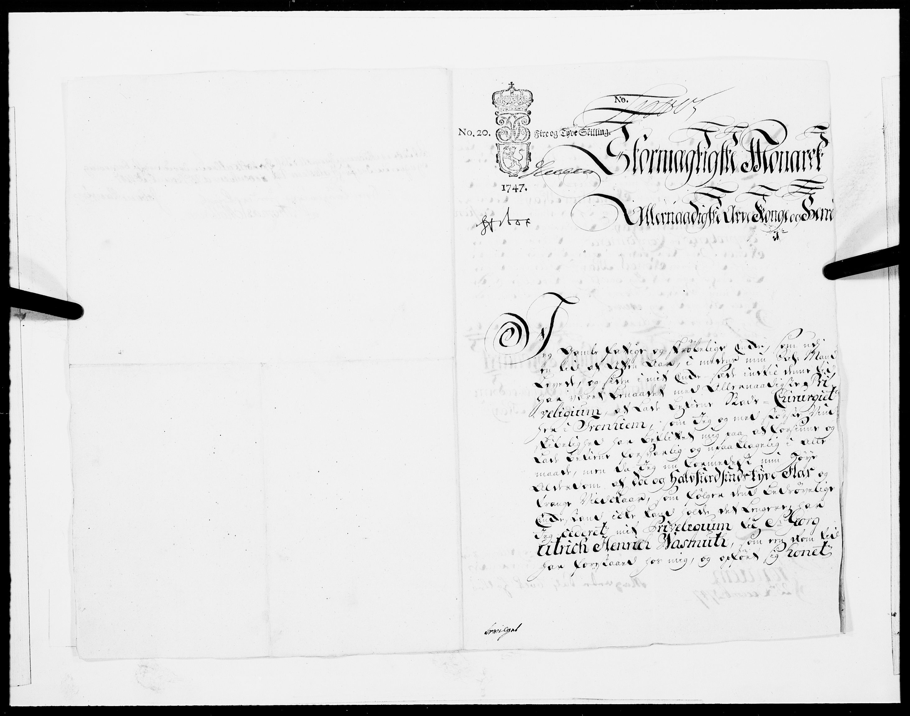 Danske Kanselli 1572-1799, AV/RA-EA-3023/F/Fc/Fcc/Fcca/L0148: Norske innlegg 1572-1799, 1748, p. 385