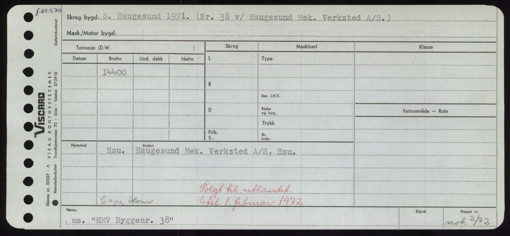 Sjøfartsdirektoratet med forløpere, Skipsmålingen, AV/RA-S-1627/H/Hd/L0014: Fartøy, H-Havl, p. 17