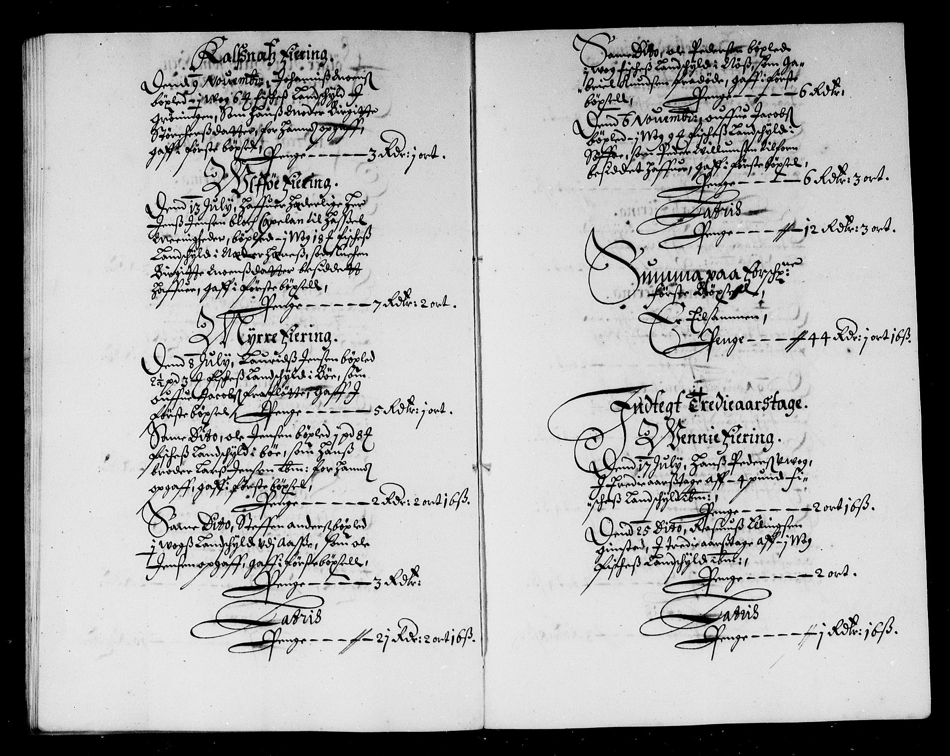 Rentekammeret inntil 1814, Reviderte regnskaper, Stiftamtstueregnskaper, Trondheim stiftamt og Nordland amt, AV/RA-EA-6044/R/Rg/L0070: Trondheim stiftamt og Nordland amt, 1682