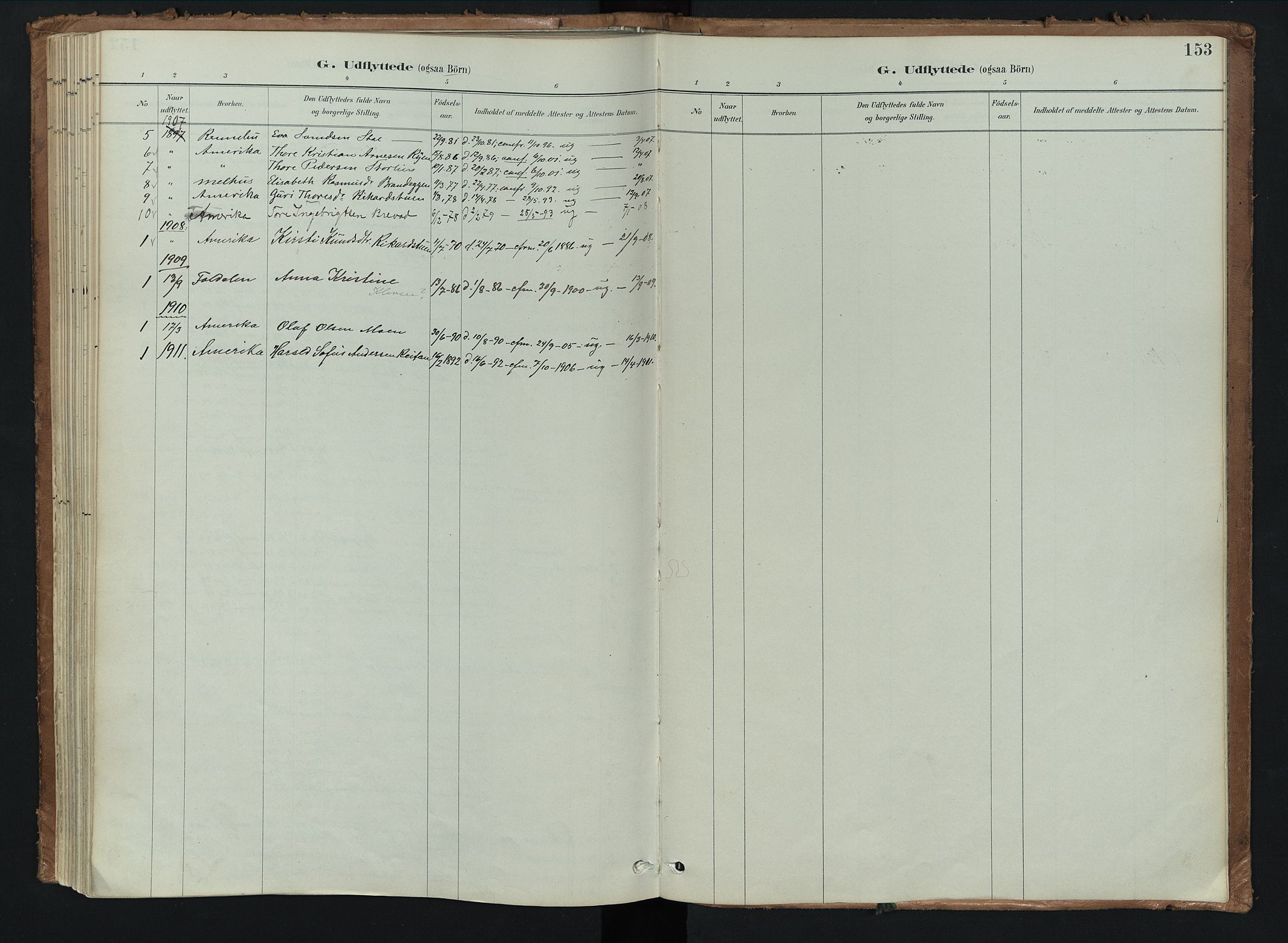 Kvikne prestekontor, AV/SAH-PREST-064/H/Ha/Haa/L0008: Parish register (official) no. 8, 1887-1911, p. 153