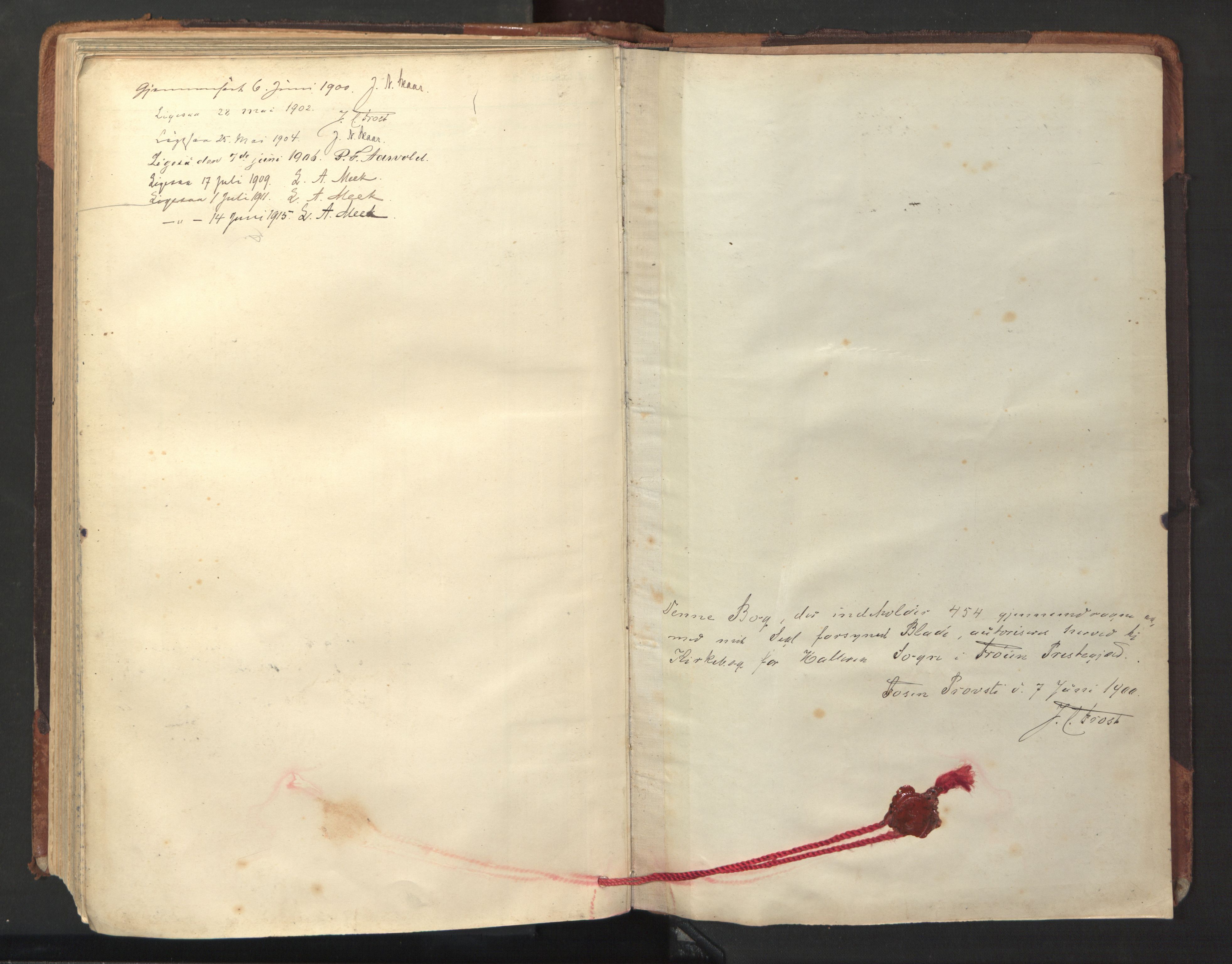 Ministerialprotokoller, klokkerbøker og fødselsregistre - Sør-Trøndelag, AV/SAT-A-1456/641/L0596: Parish register (official) no. 641A02, 1898-1915