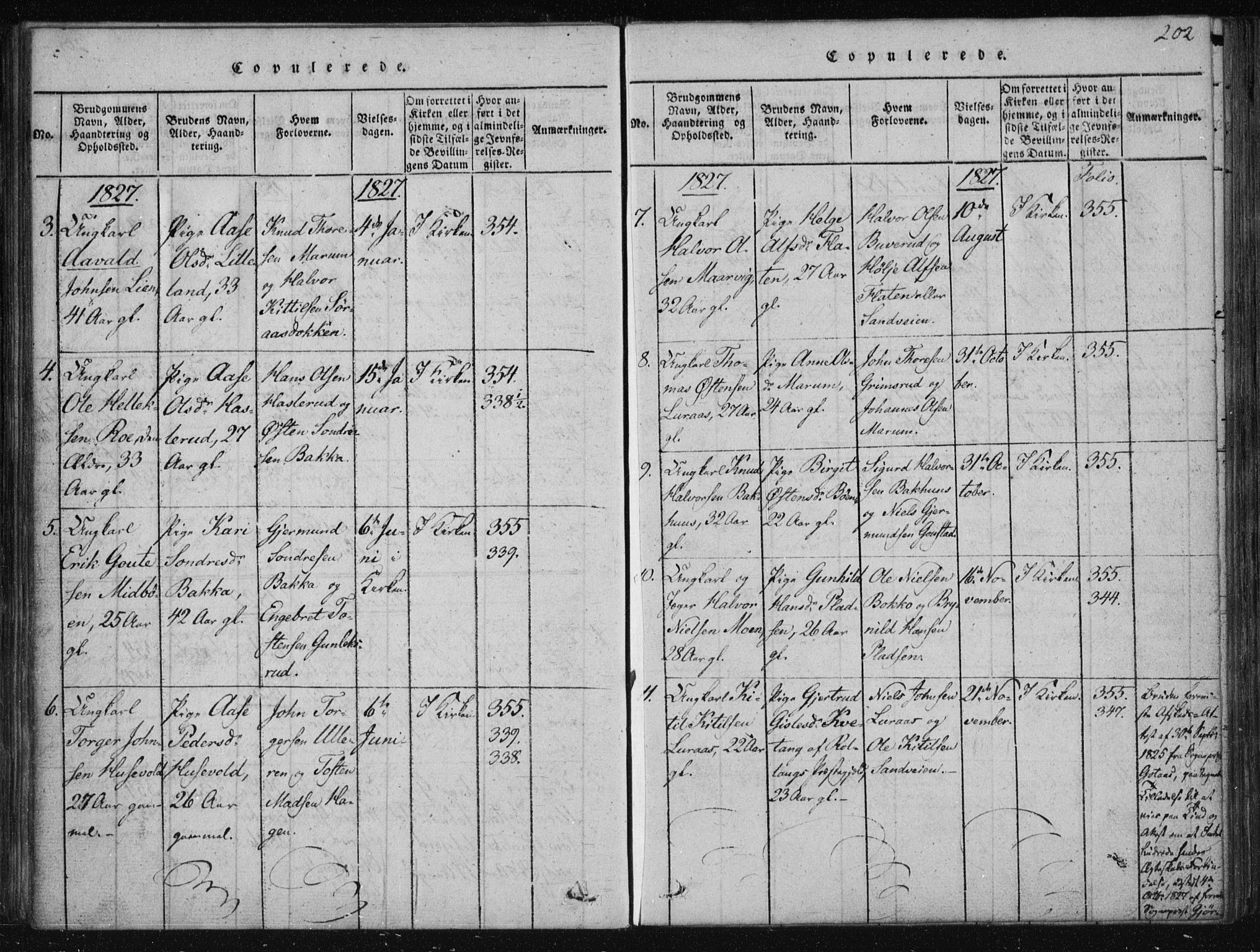 Tinn kirkebøker, SAKO/A-308/F/Fa/L0004: Parish register (official) no. I 4, 1815-1843, p. 201b-202a