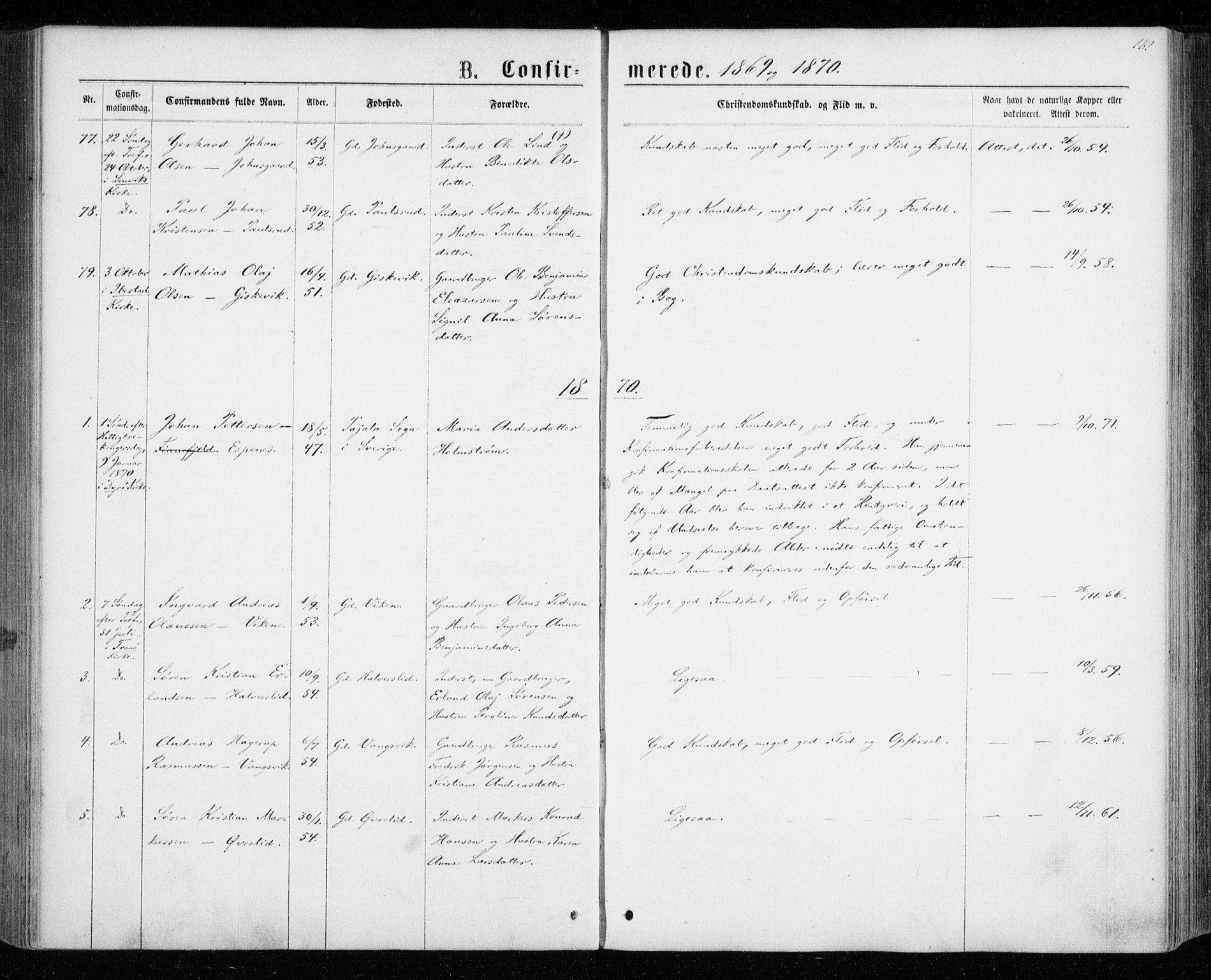 Tranøy sokneprestkontor, SATØ/S-1313/I/Ia/Iaa/L0008kirke: Parish register (official) no. 8, 1867-1877, p. 161