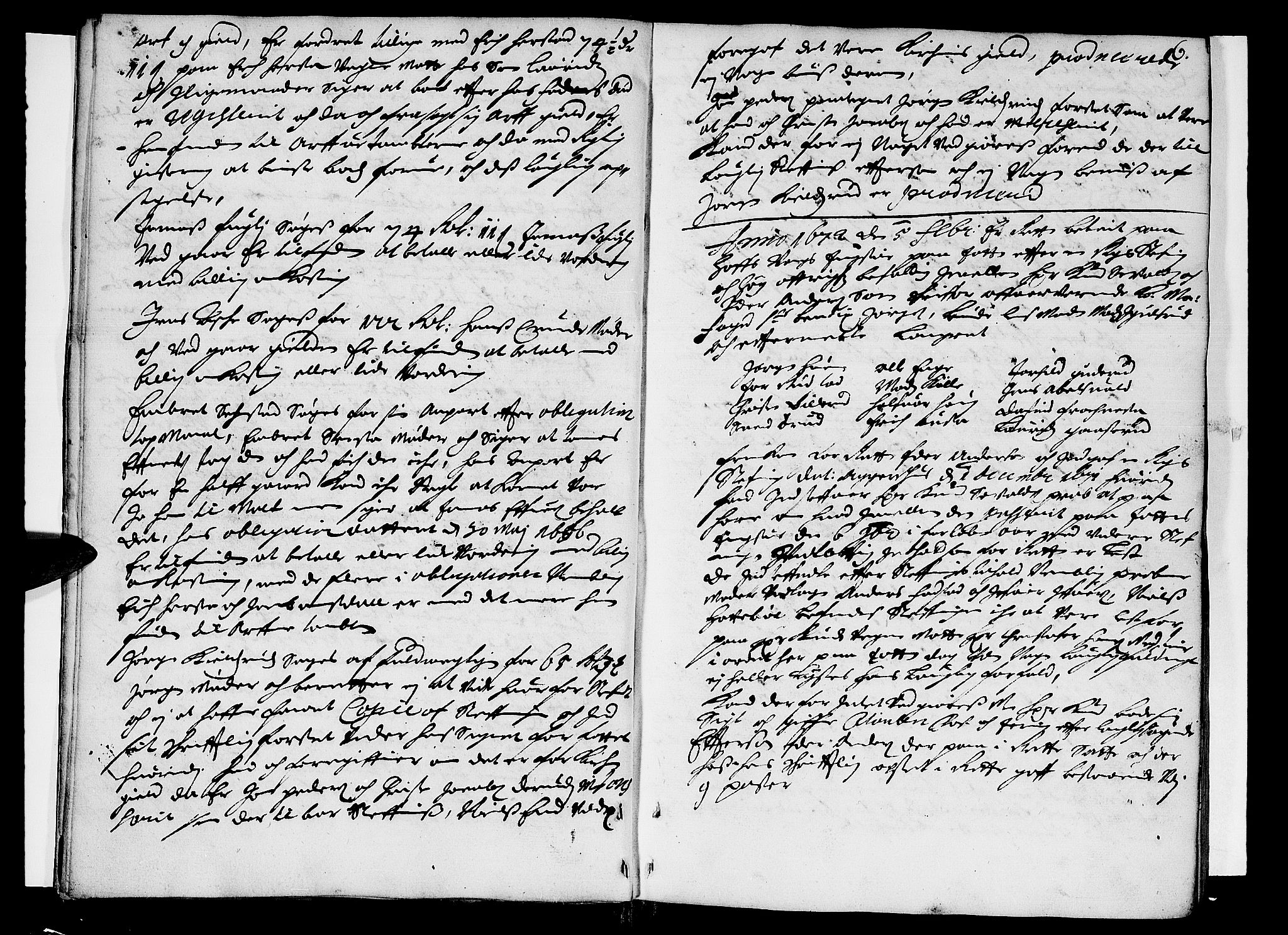 Hedemarken sorenskriveri, AV/SAH-TING-034/G/Gb/L0008: Tingbok, 1672, p. 5b-6a