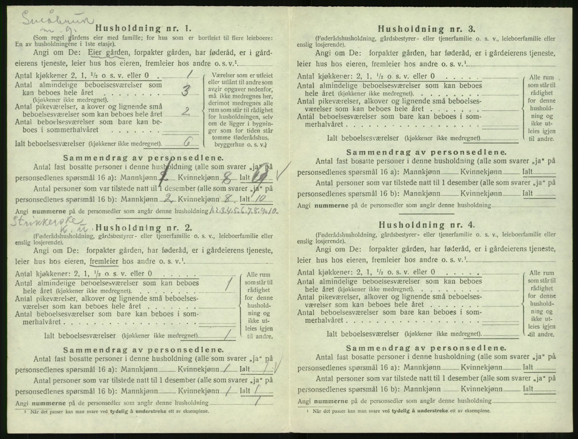 SAT, 1920 census for Norddal, 1920, p. 414