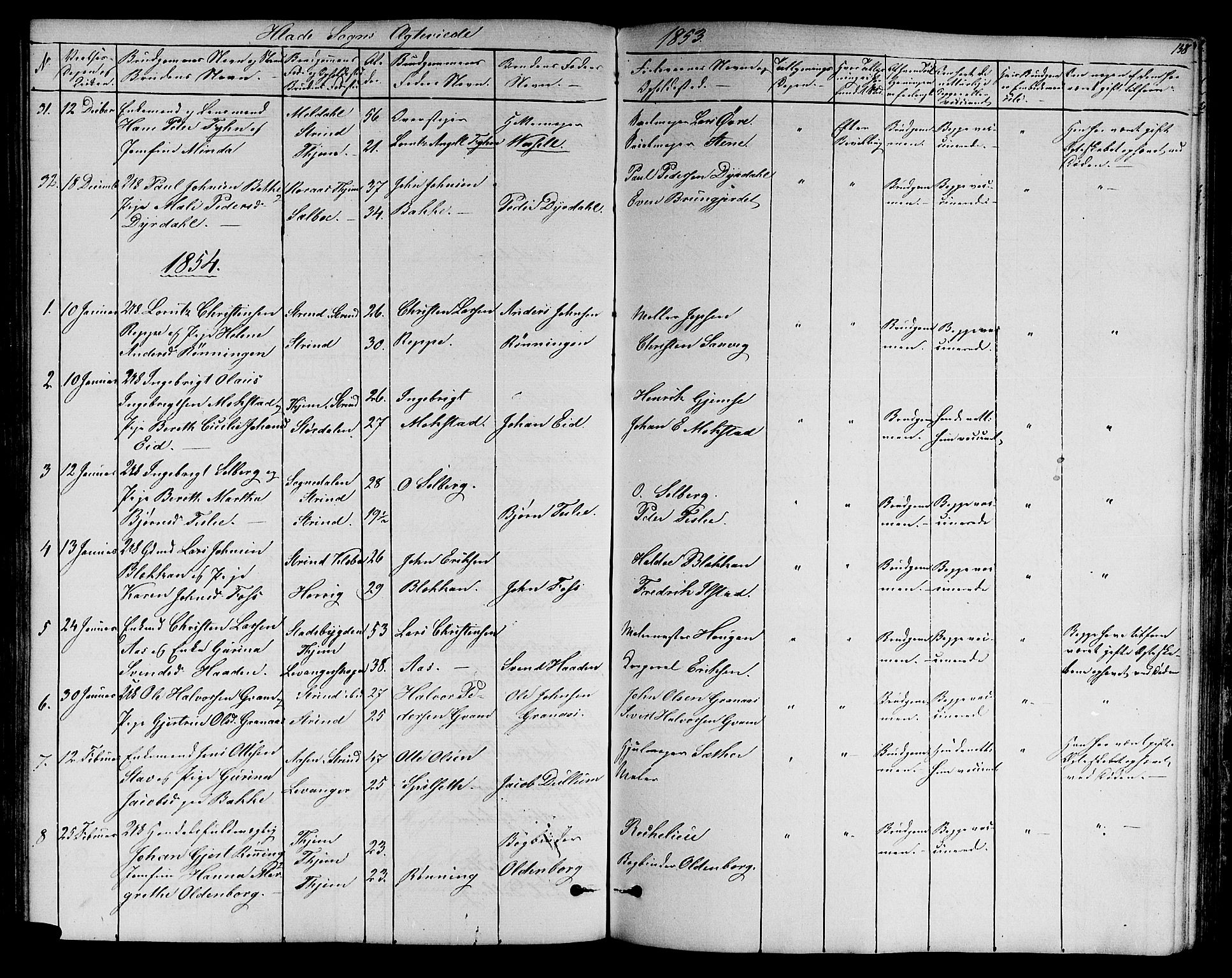 Ministerialprotokoller, klokkerbøker og fødselsregistre - Sør-Trøndelag, SAT/A-1456/606/L0310: Parish register (copy) no. 606C06, 1850-1859, p. 158