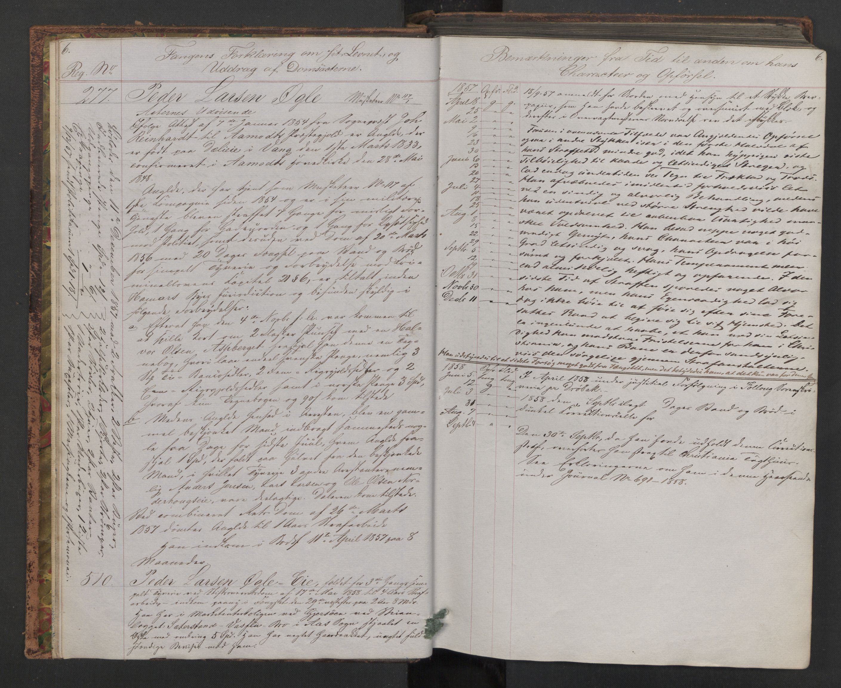 Botsfengslet, AV/RA-S-1539/D/Db/Dbb/L0005: 272b - 613b, 1857-1858, p. 6
