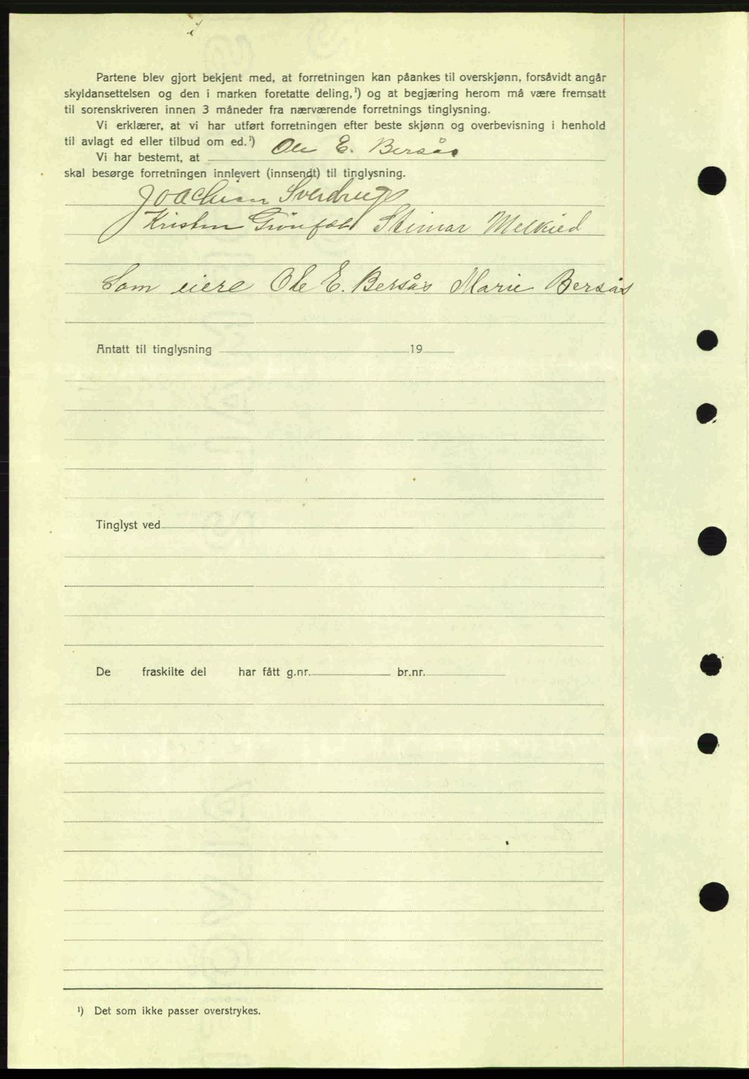 Romsdal sorenskriveri, AV/SAT-A-4149/1/2/2C: Mortgage book no. A1, 1936-1936, Diary no: : 839/1936