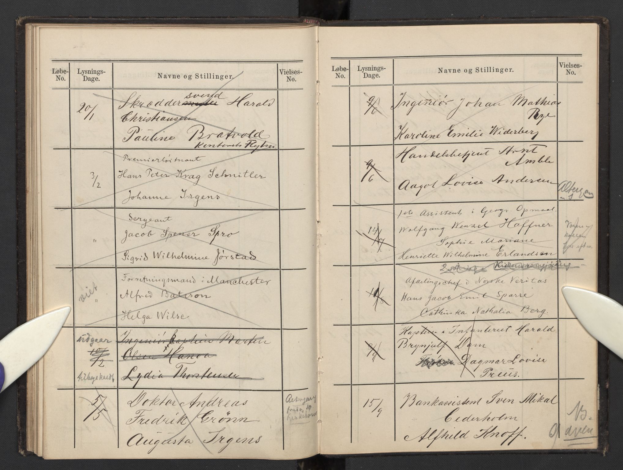 Garnisonsmenigheten Kirkebøker, AV/SAO-A-10846/H/Hb/L0002: Banns register no. II 2, 1879-1902