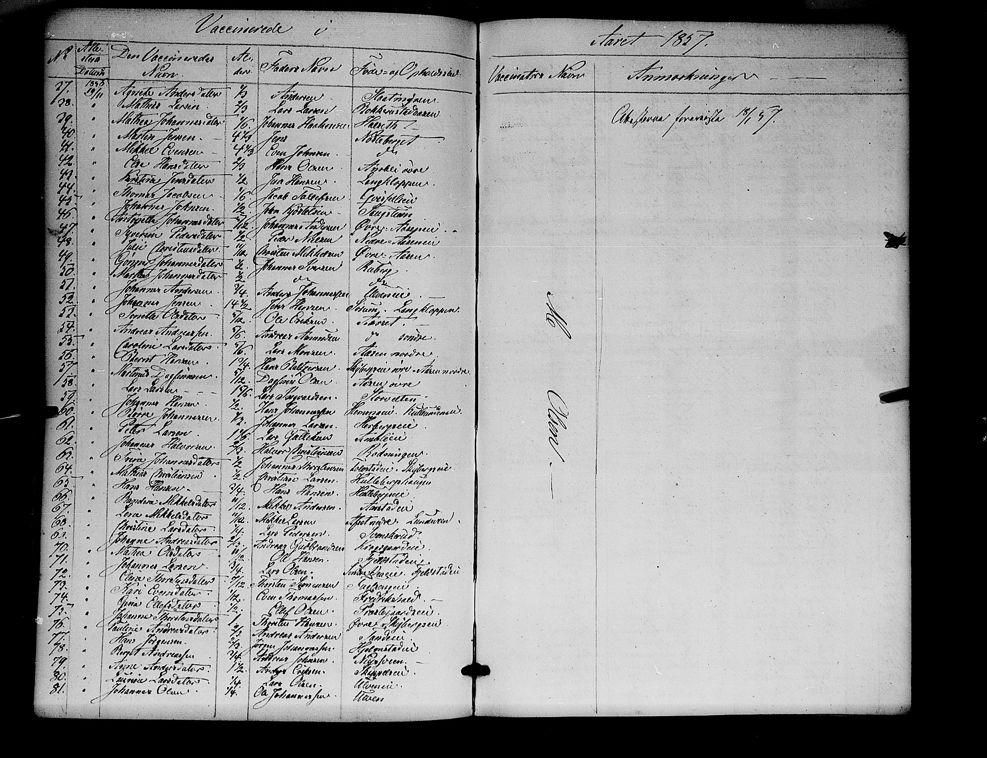 Ringsaker prestekontor, SAH/PREST-014/K/Ka/L0009: Parish register (official) no. 9, 1850-1860, p. 551
