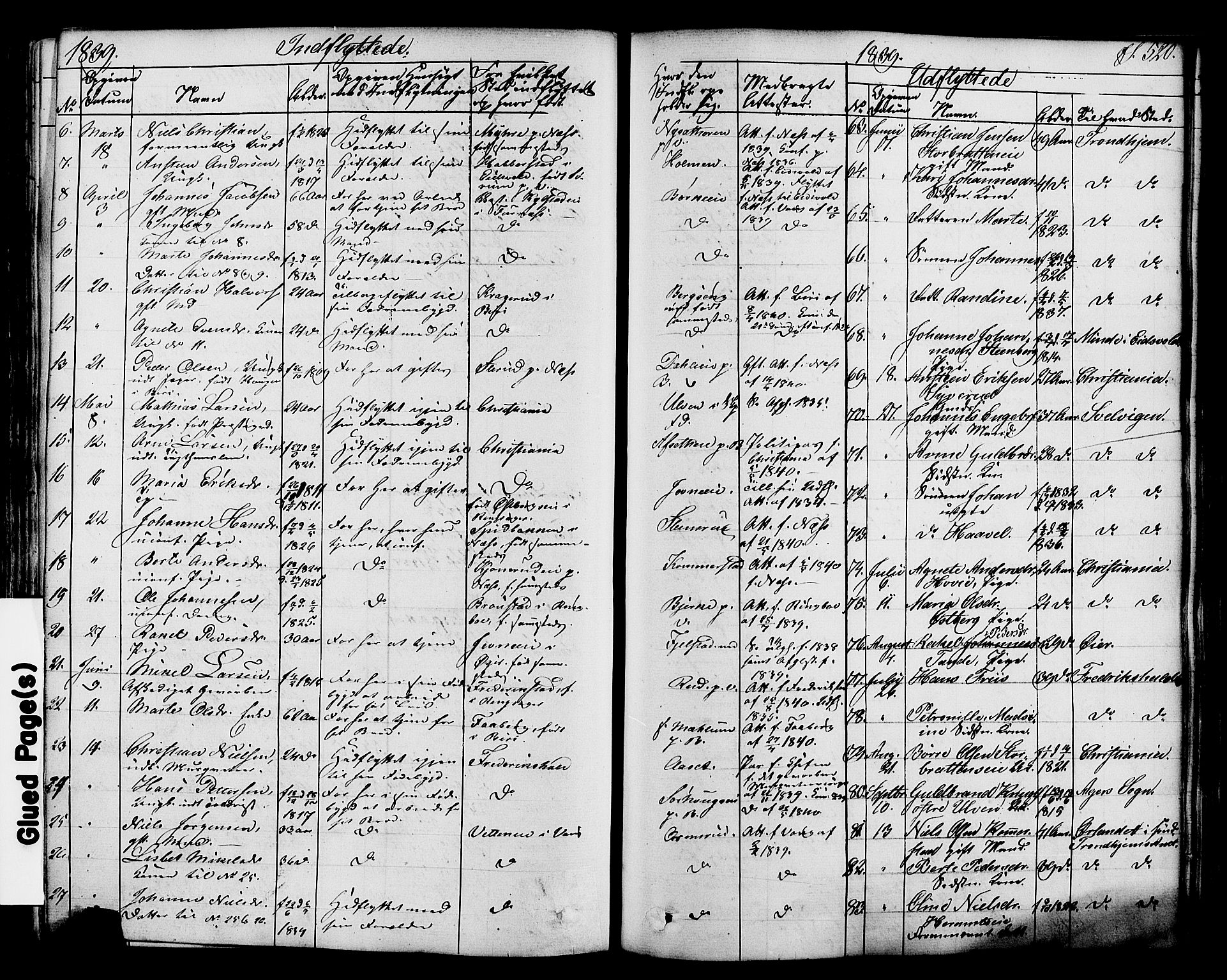 Ringsaker prestekontor, AV/SAH-PREST-014/K/Ka/L0008: Parish register (official) no. 8, 1837-1850, p. 520