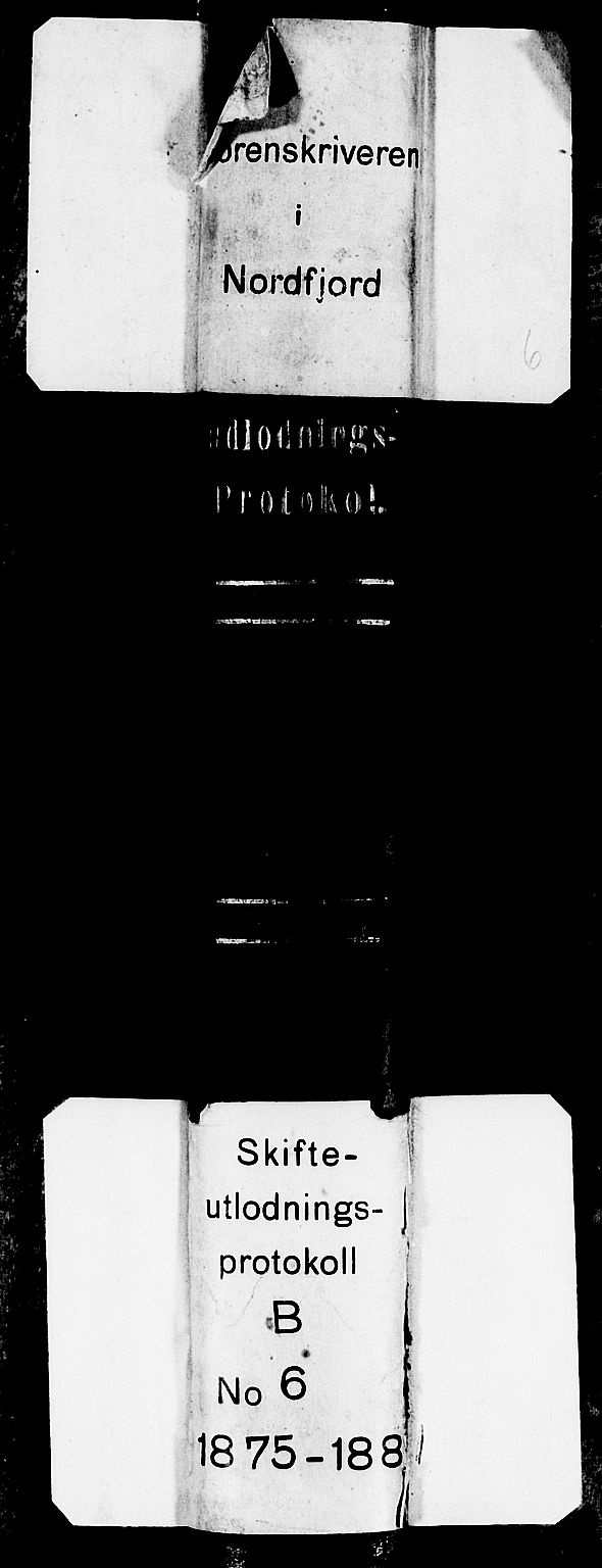 Nordfjord sorenskriveri, AV/SAB-A-2801/1/04/04d/L0006: Skifteutlodningsprotokoll, 1875-1881