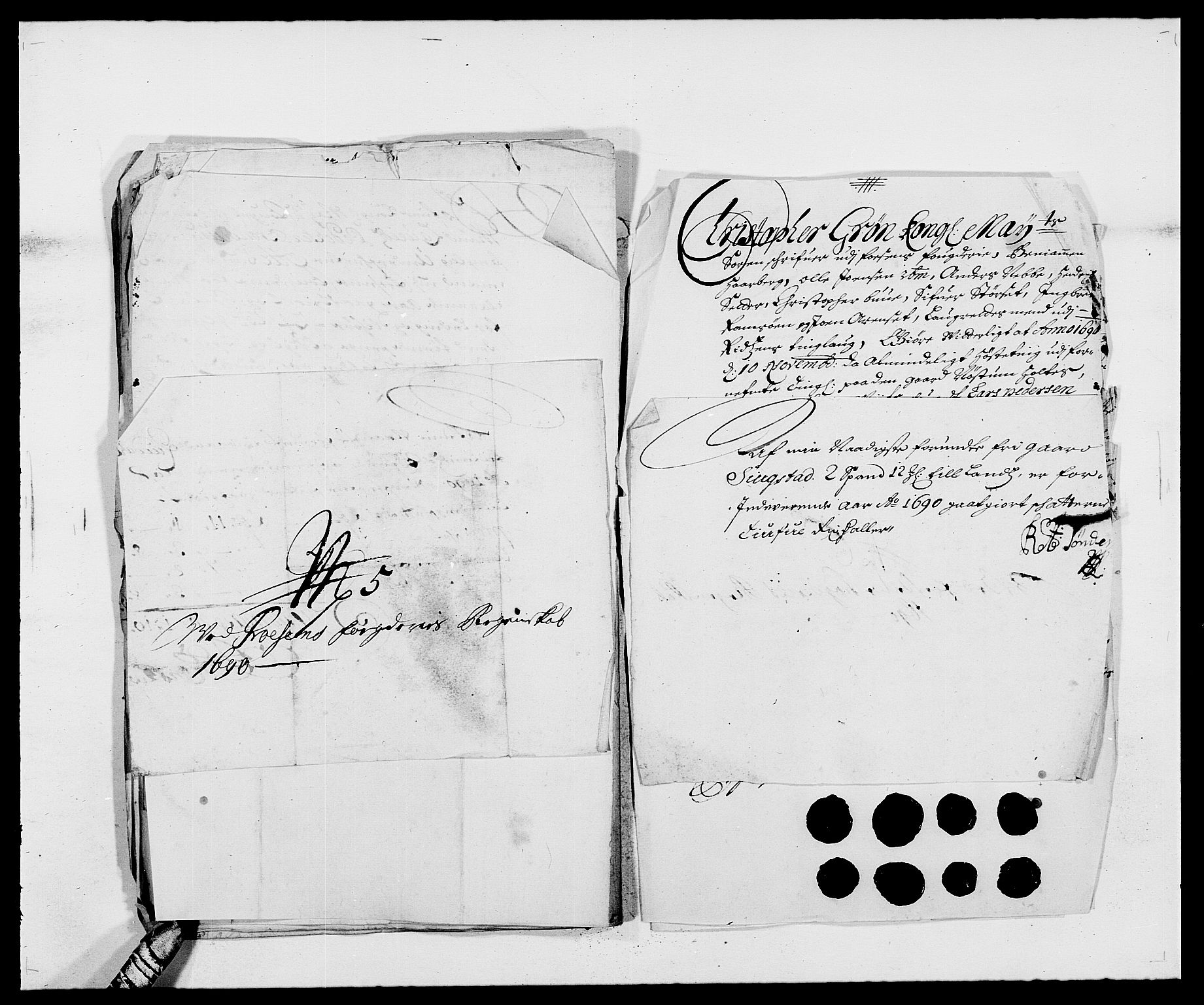 Rentekammeret inntil 1814, Reviderte regnskaper, Fogderegnskap, AV/RA-EA-4092/R57/L3848: Fogderegnskap Fosen, 1690-1691, p. 195