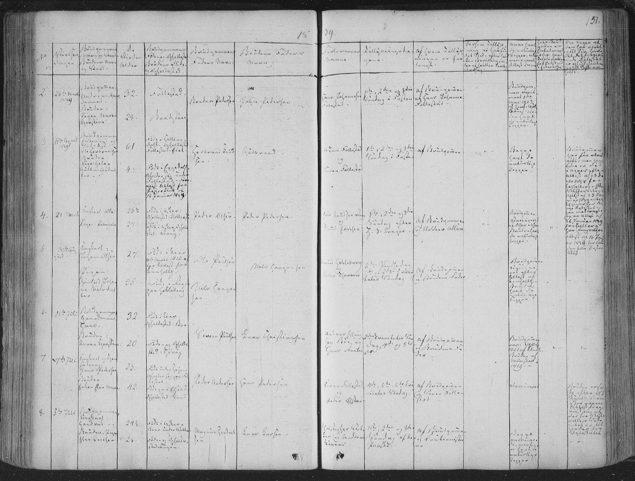 Røyken kirkebøker, AV/SAKO-A-241/F/Fa/L0005: Parish register (official) no. 5, 1833-1856, p. 151