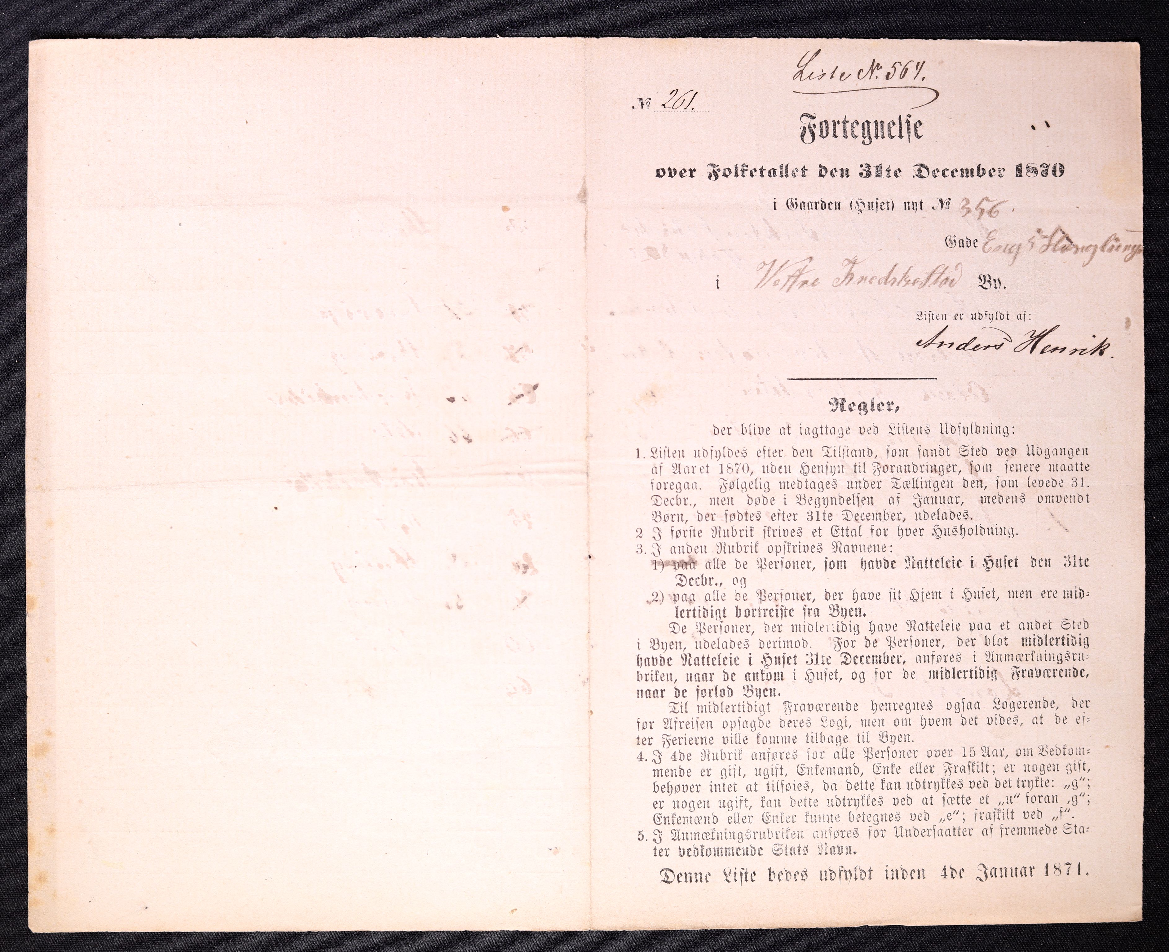 RA, 1870 census for 0103 Fredrikstad, 1870, p. 1123