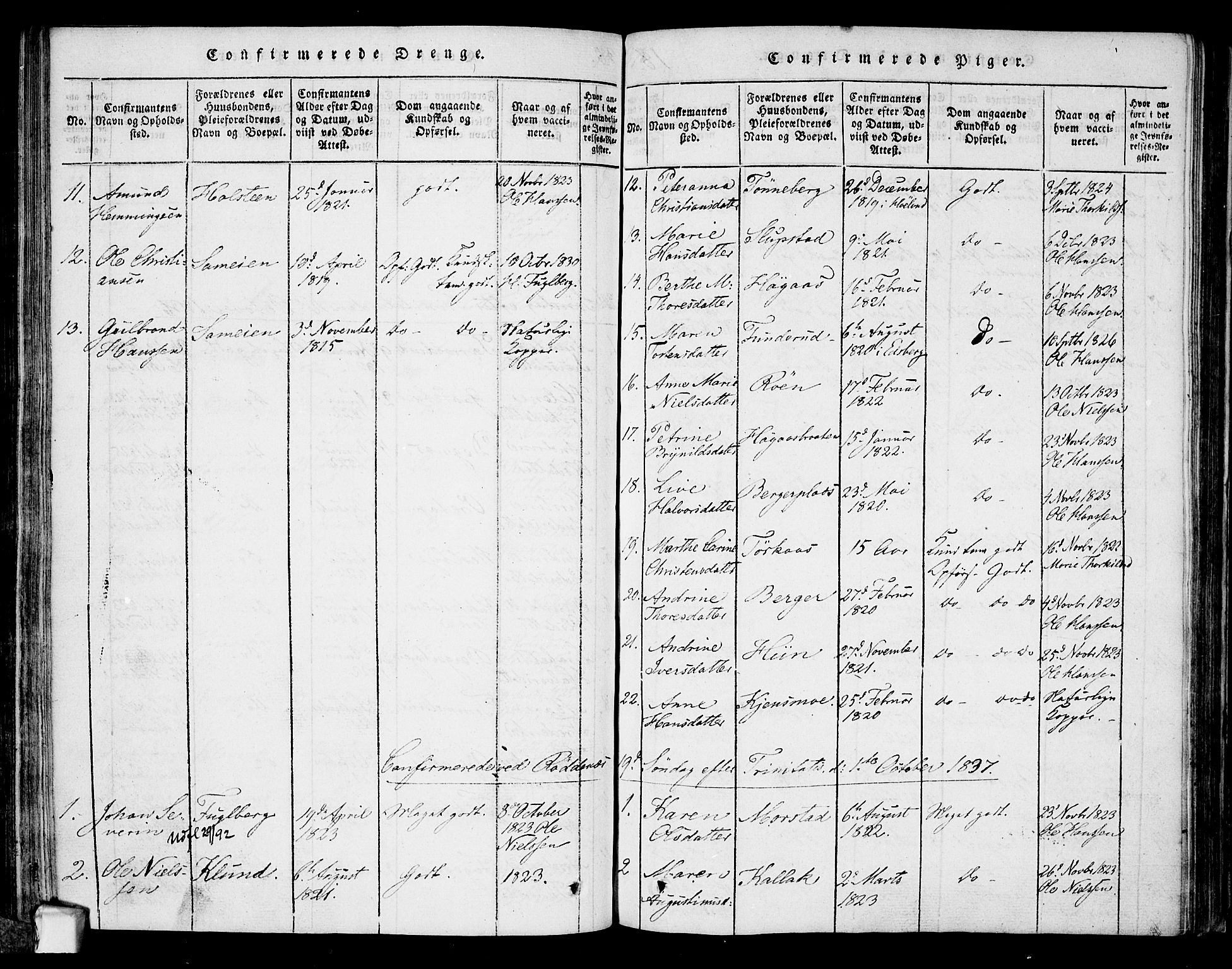 Rødenes prestekontor Kirkebøker, AV/SAO-A-2005/F/Fa/L0004: Parish register (official) no. I 4, 1814-1838, p. 36