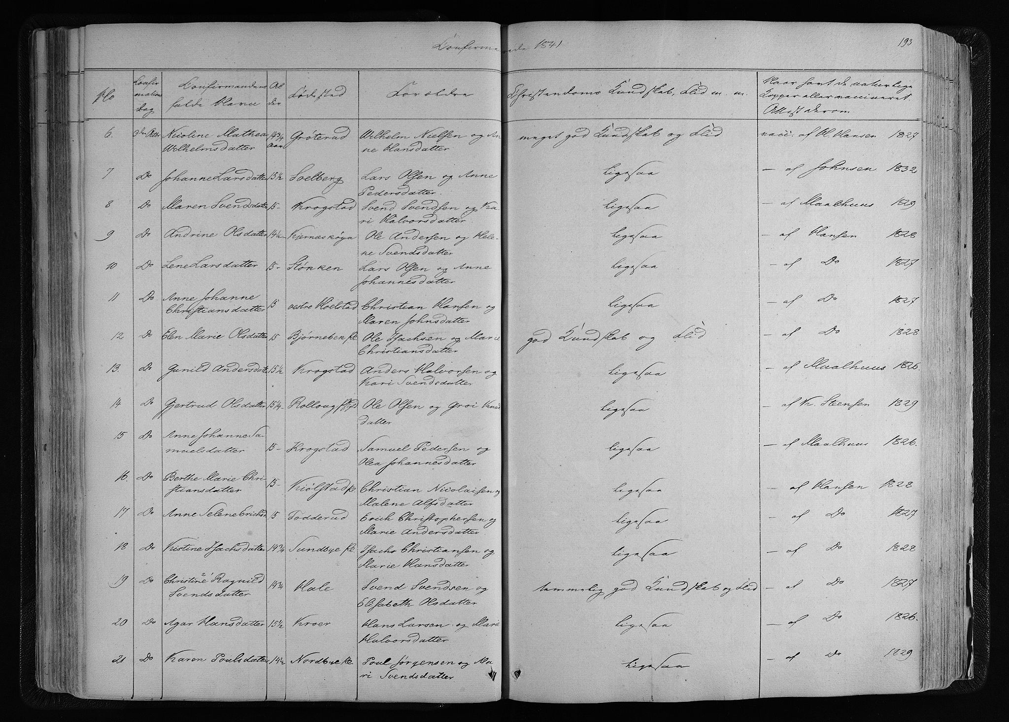 Ås prestekontor Kirkebøker, SAO/A-10894/F/Fa/L0006: Parish register (official) no. I 6, 1841-1853, p. 192-193