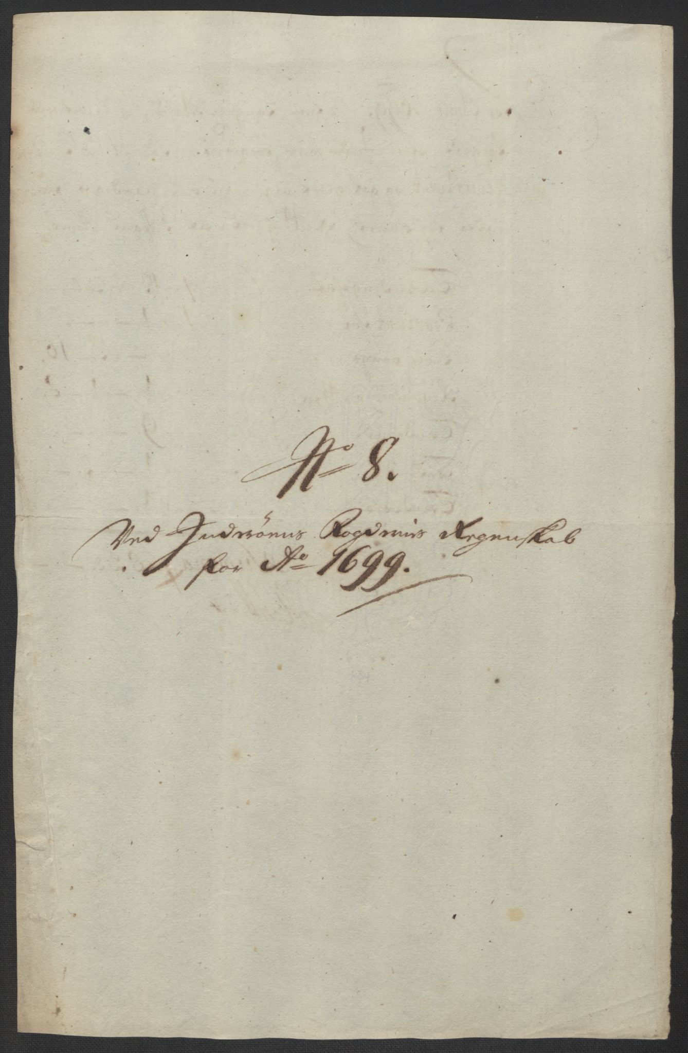 Rentekammeret inntil 1814, Reviderte regnskaper, Fogderegnskap, RA/EA-4092/R63/L4310: Fogderegnskap Inderøy, 1698-1699, p. 360