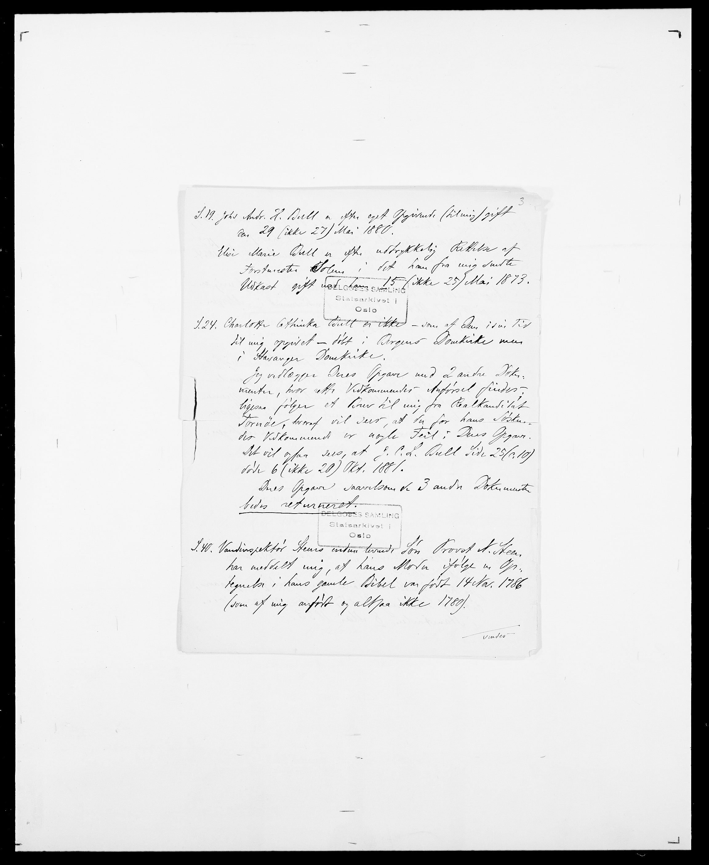 Delgobe, Charles Antoine - samling, AV/SAO-PAO-0038/D/Da/L0007: Buaas - Caphengst, p. 264