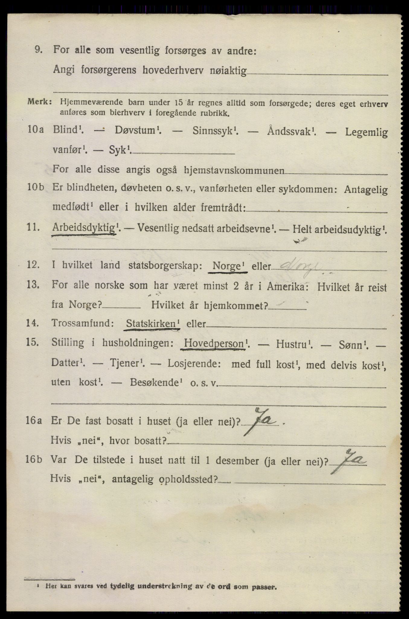 SAKO, 1920 census for Sandeherred, 1920, p. 8051