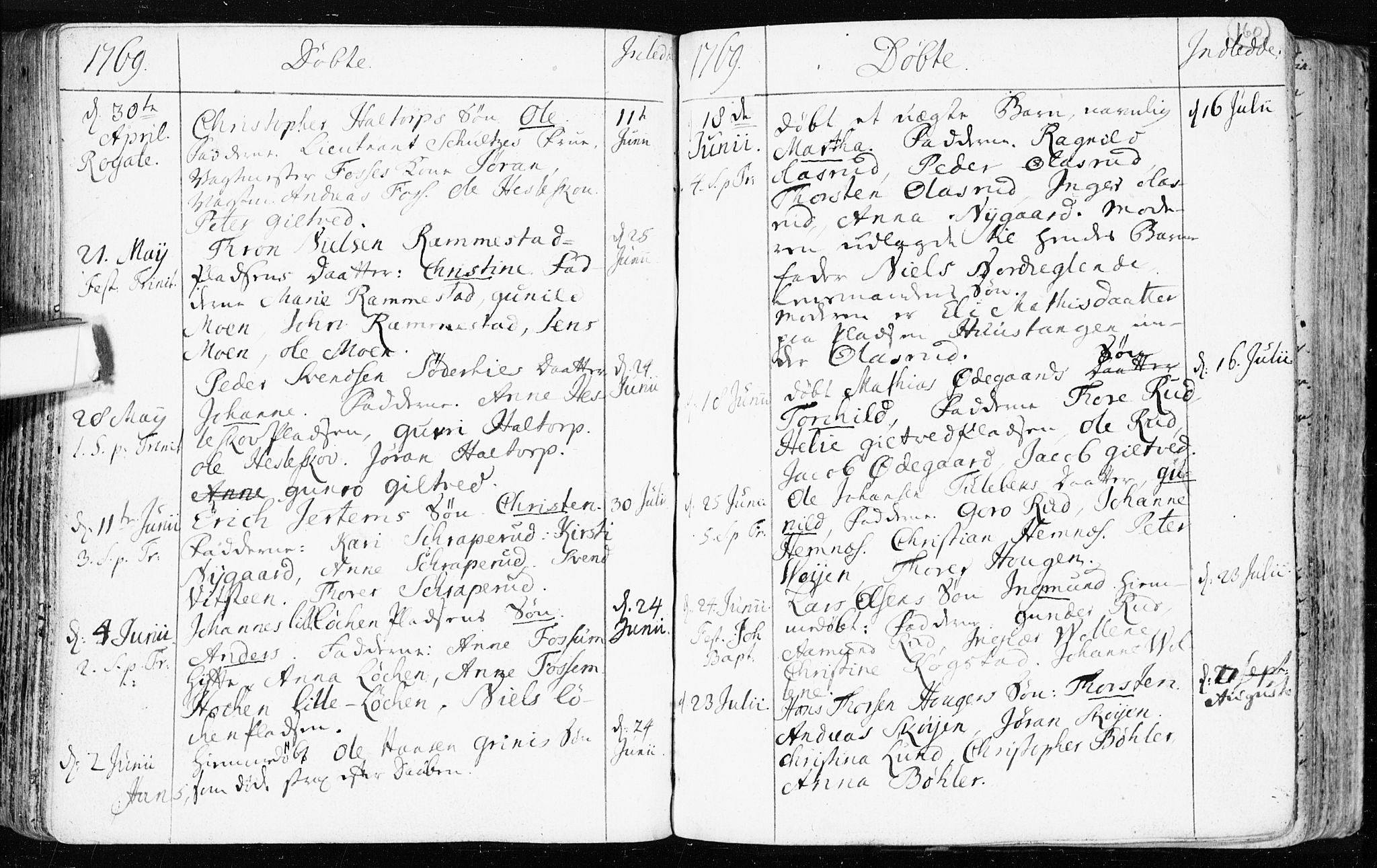 Spydeberg prestekontor Kirkebøker, SAO/A-10924/F/Fa/L0002: Parish register (official) no. I 2, 1739-1780, p. 160