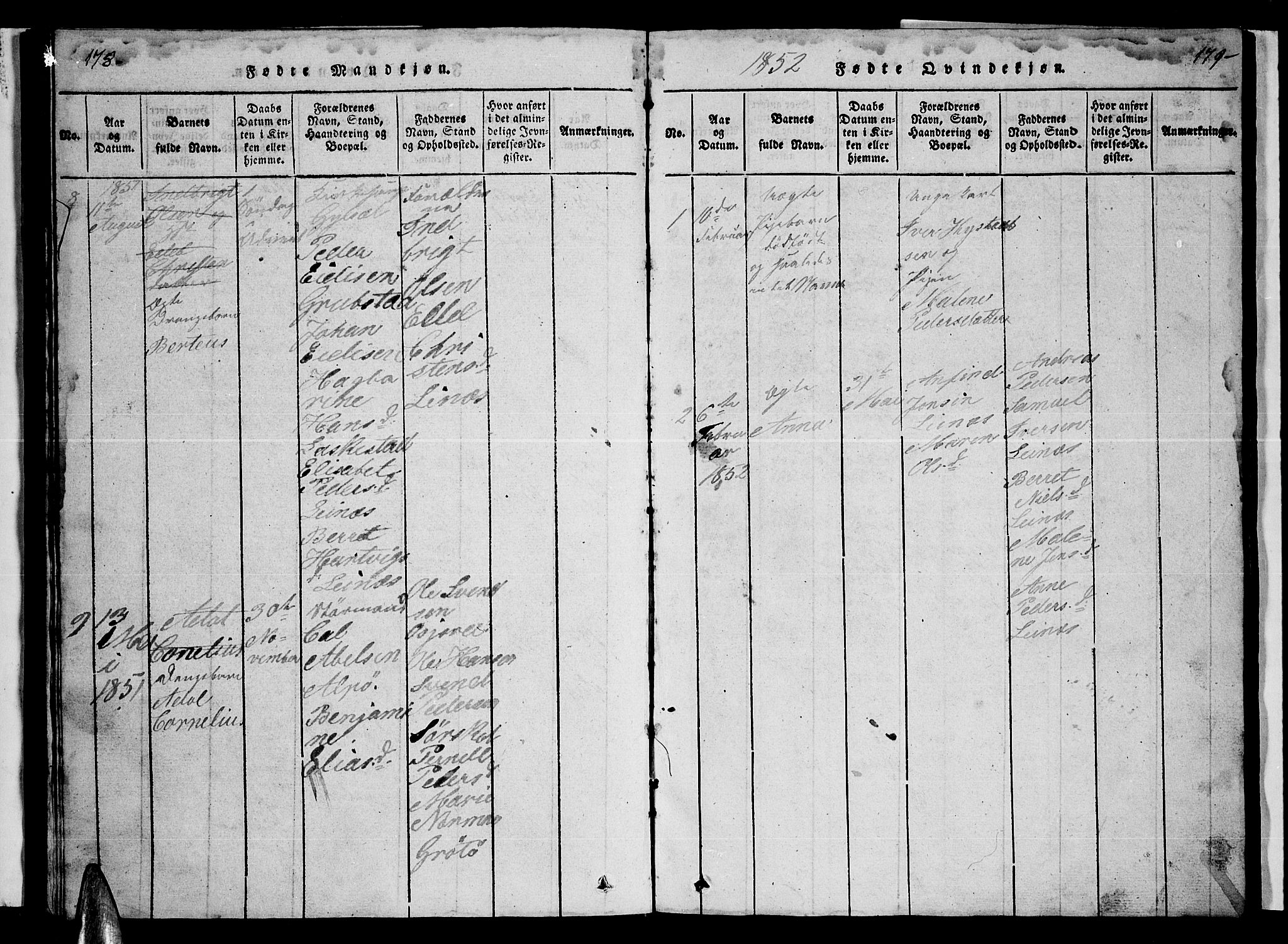 Ministerialprotokoller, klokkerbøker og fødselsregistre - Nordland, AV/SAT-A-1459/857/L0826: Parish register (copy) no. 857C01, 1821-1852, p. 178-179