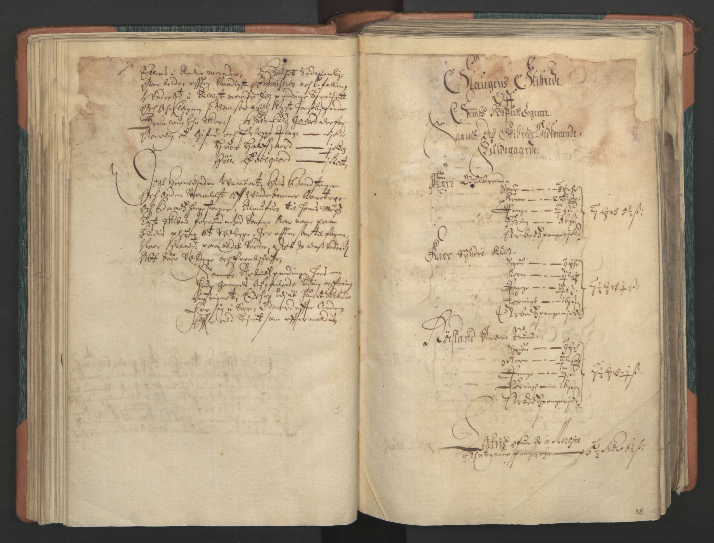 Rentekammeret inntil 1814, Realistisk ordnet avdeling, RA/EA-4070/L/L0013: Tønsberg lagdømme. Kronens jordebok for Tønsberg len., 1661, p. 37b-38a