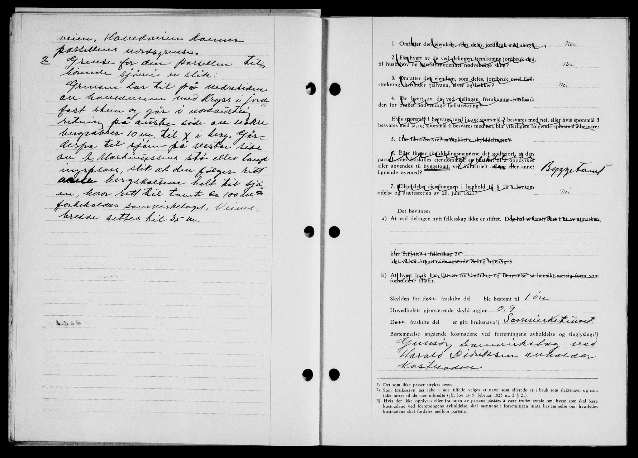 Lofoten sorenskriveri, SAT/A-0017/1/2/2C/L0013a: Mortgage book no. 13a, 1944-1946, Diary no: : 1380/1944