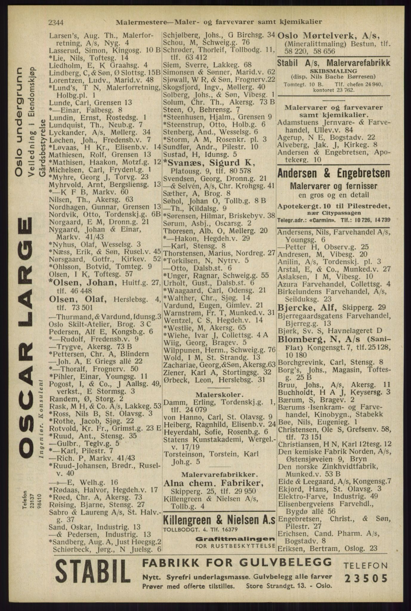 Kristiania/Oslo adressebok, PUBL/-, 1934, p. 2344