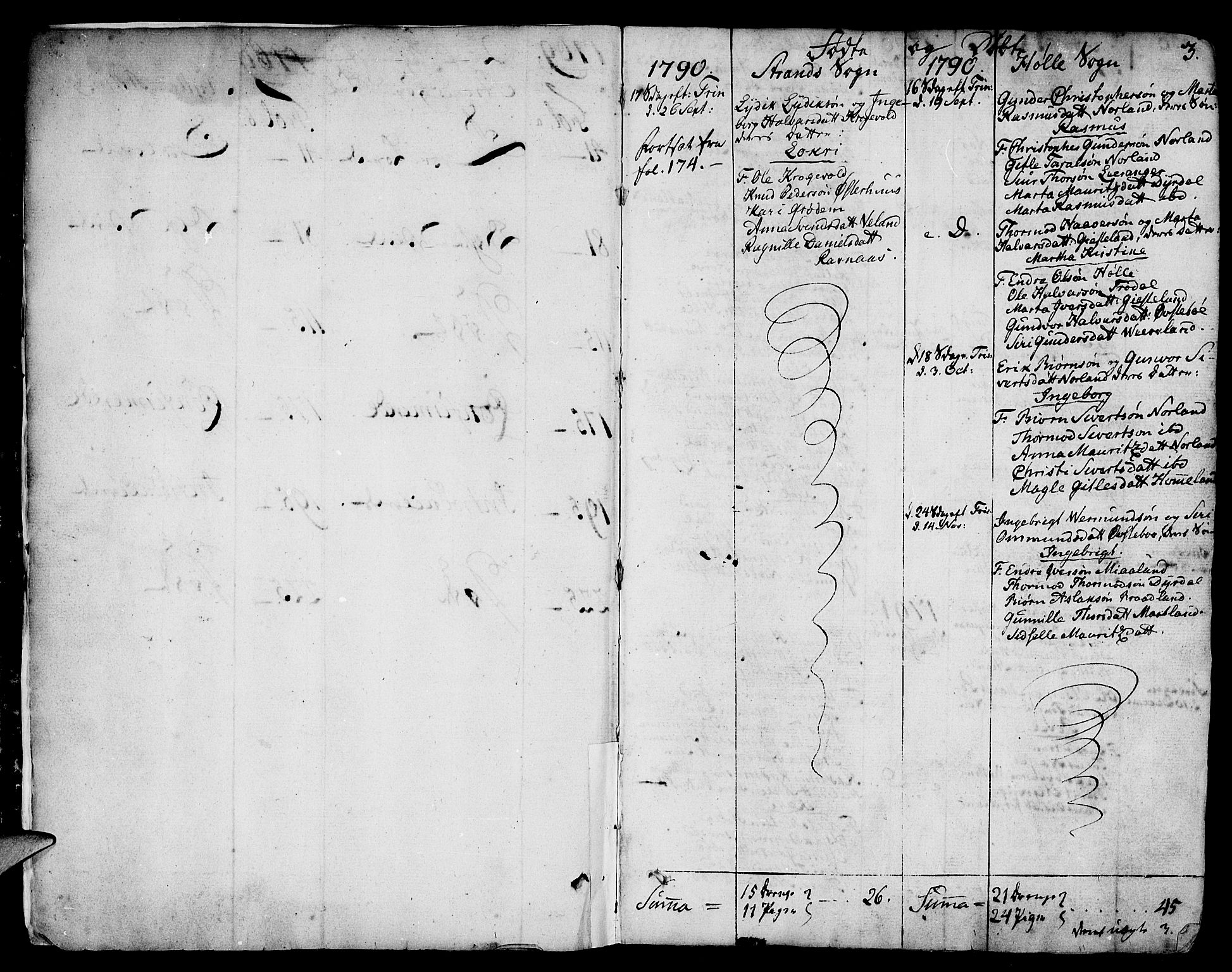 Strand sokneprestkontor, SAST/A-101828/H/Ha/Haa/L0003: Parish register (official) no. A 3, 1769-1816, p. 3